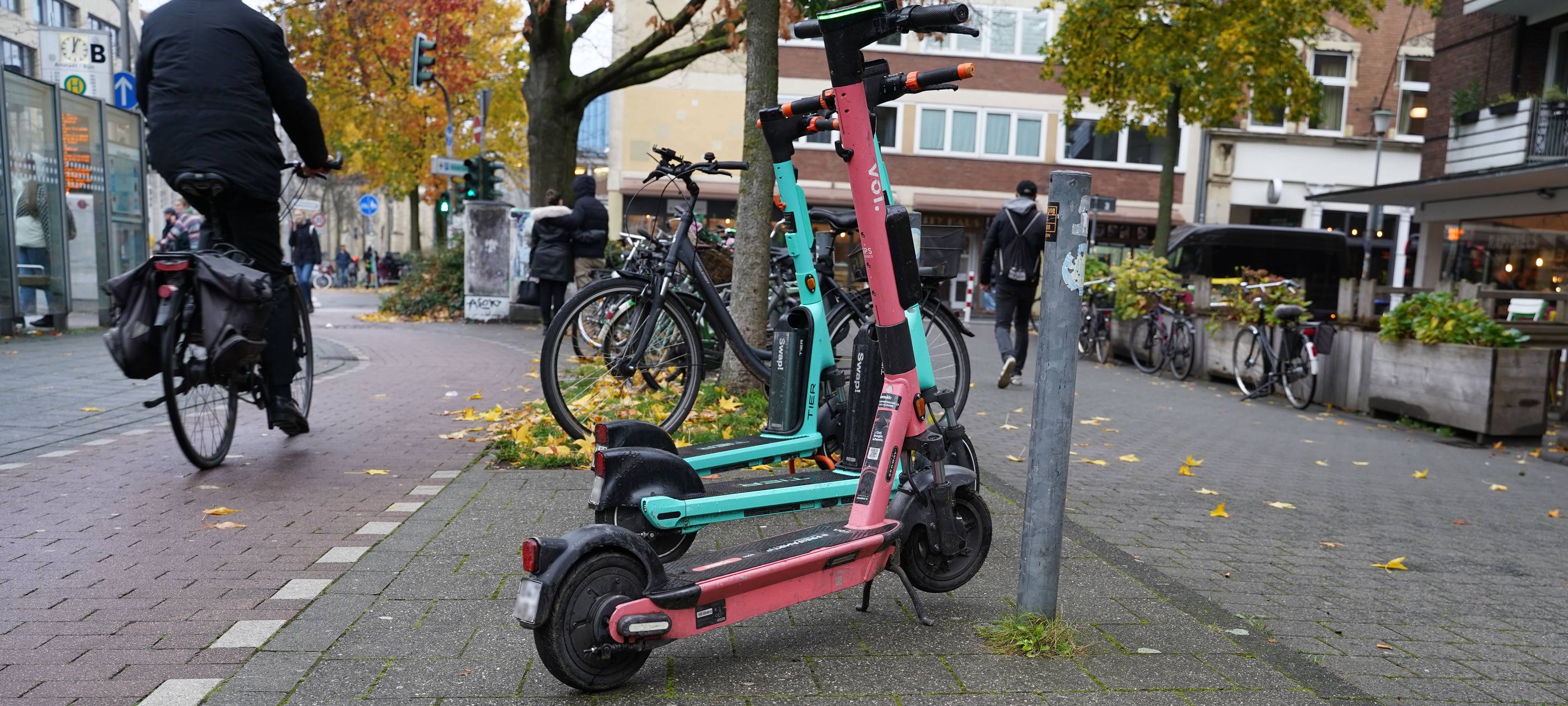 Parkzonen für E-Scooter