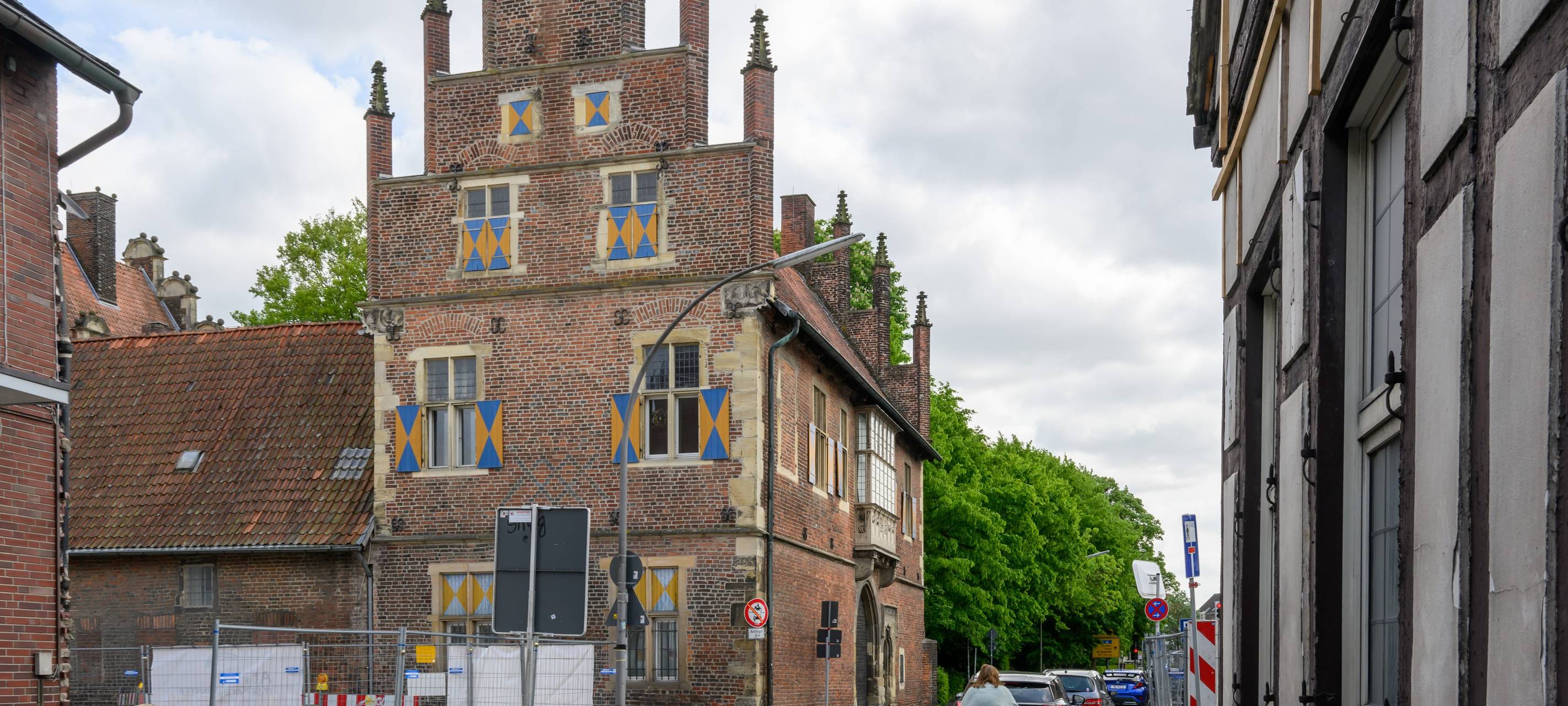 Verkehrsversuch in Wolbeck startet