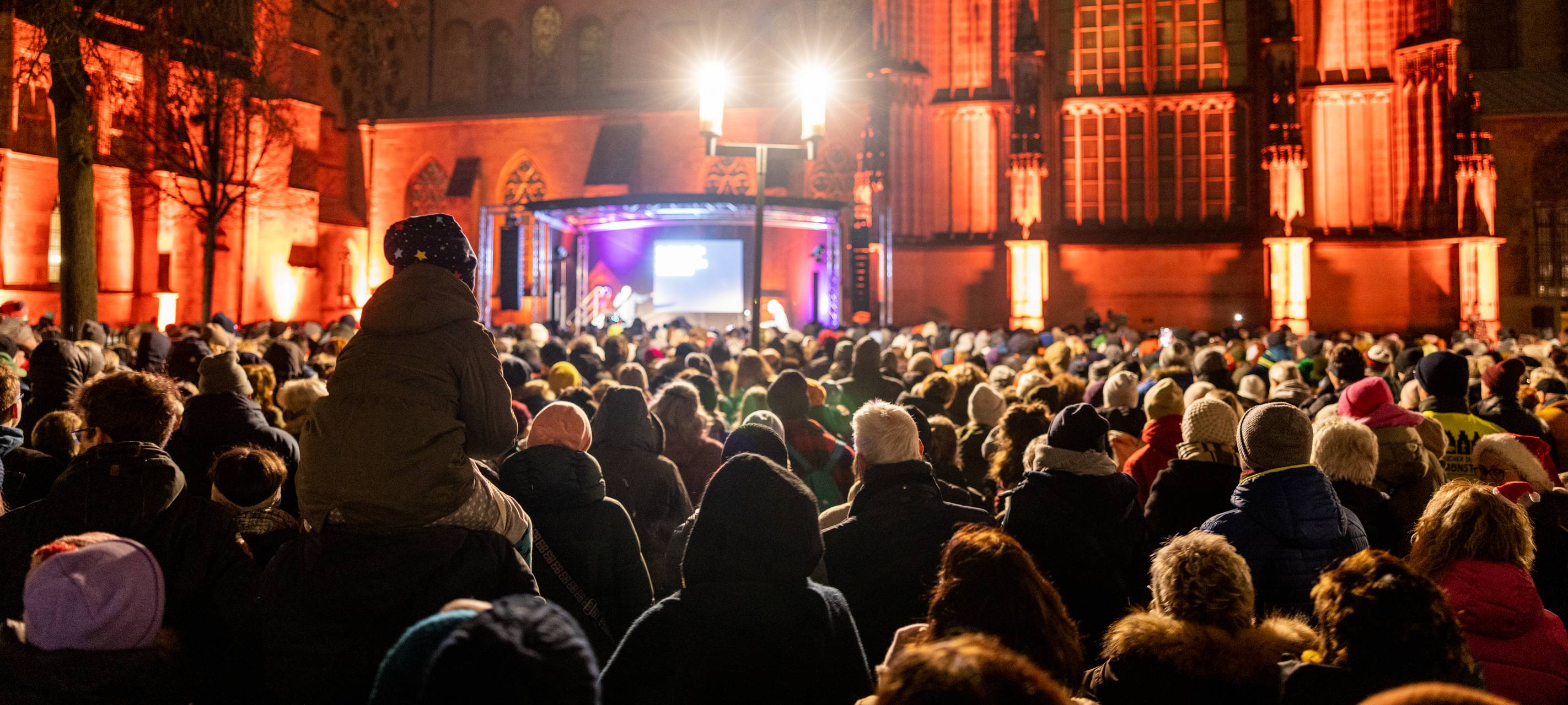 "Münster singt" auf dem Domplatz