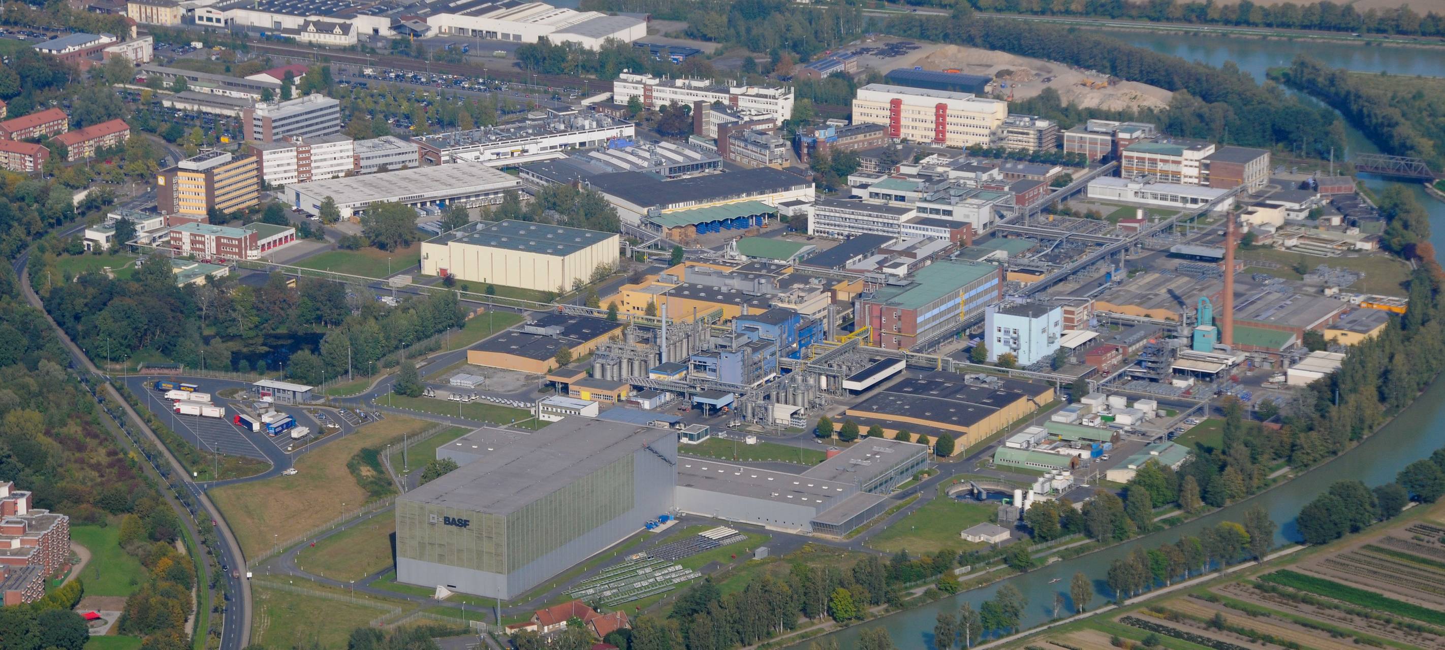 Das BASF-Werksgelände in Hiltrup