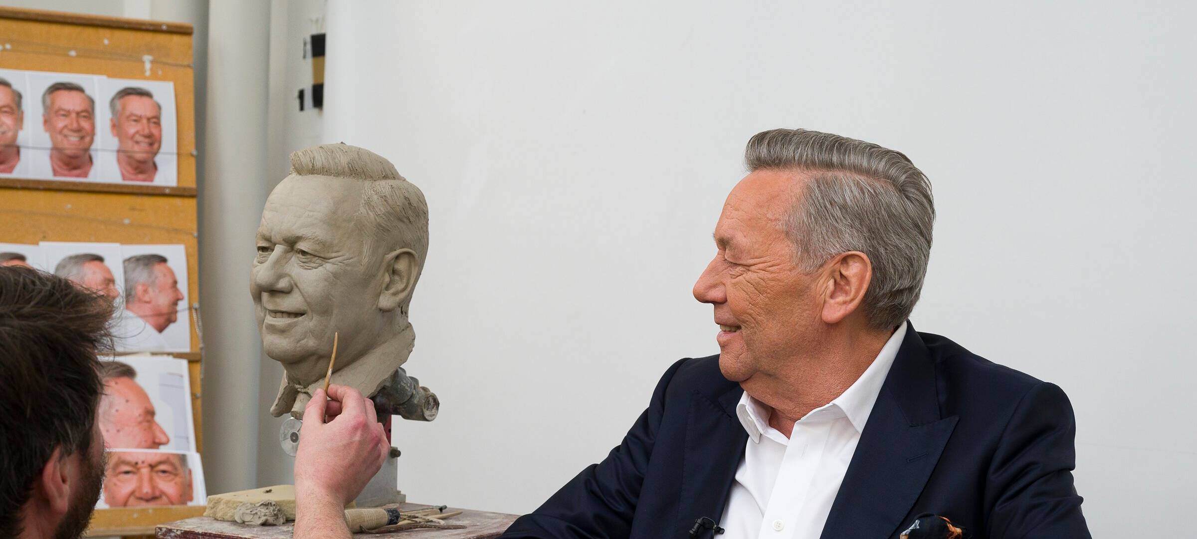 Eine Wachsfigur des Kaisers