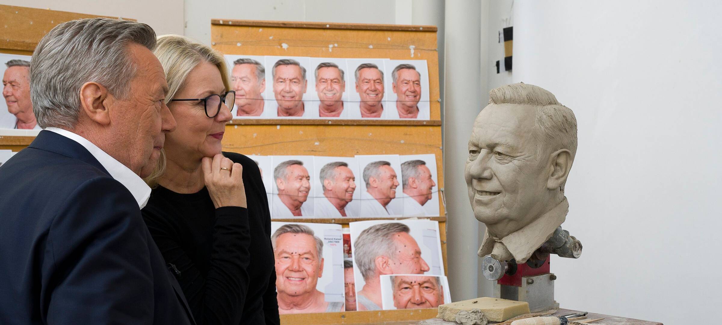 Eine Wachsfigur des Kaisers