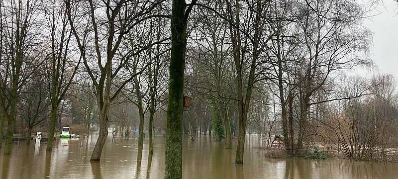 Wasserstände gehen langsam zurück