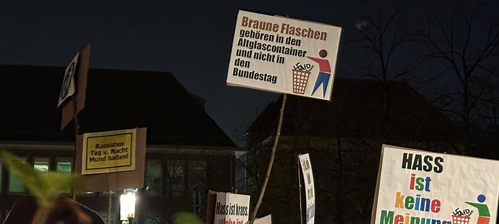 20.000 bei Demo gegen Rechts