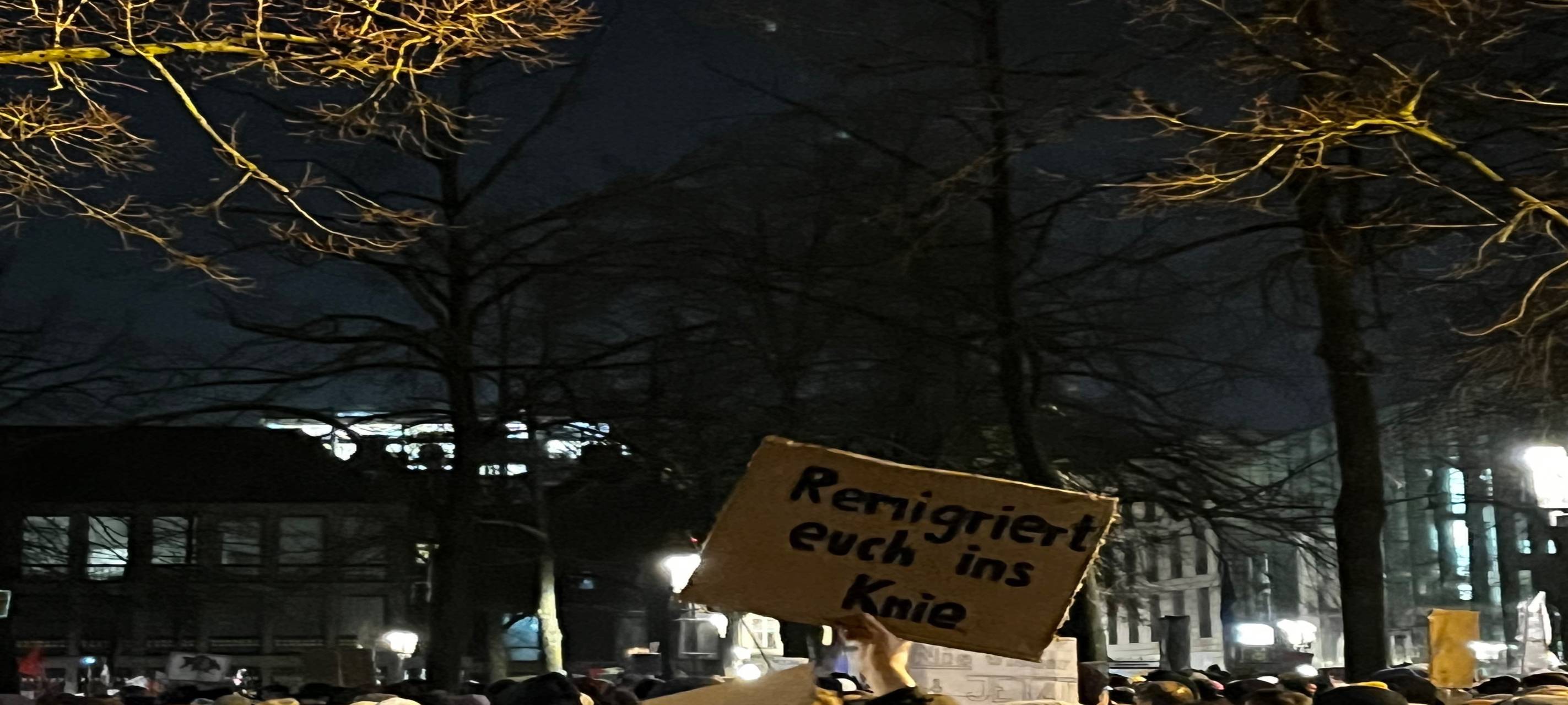 20.000 bei Demo gegen Rechts