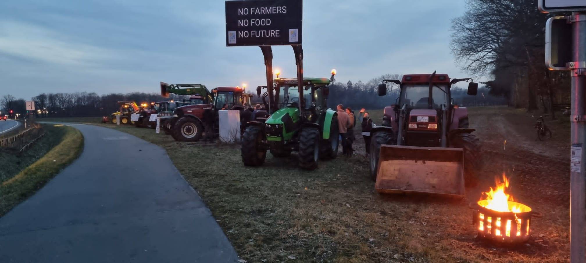 Bauernproteste werden fortgesetzt