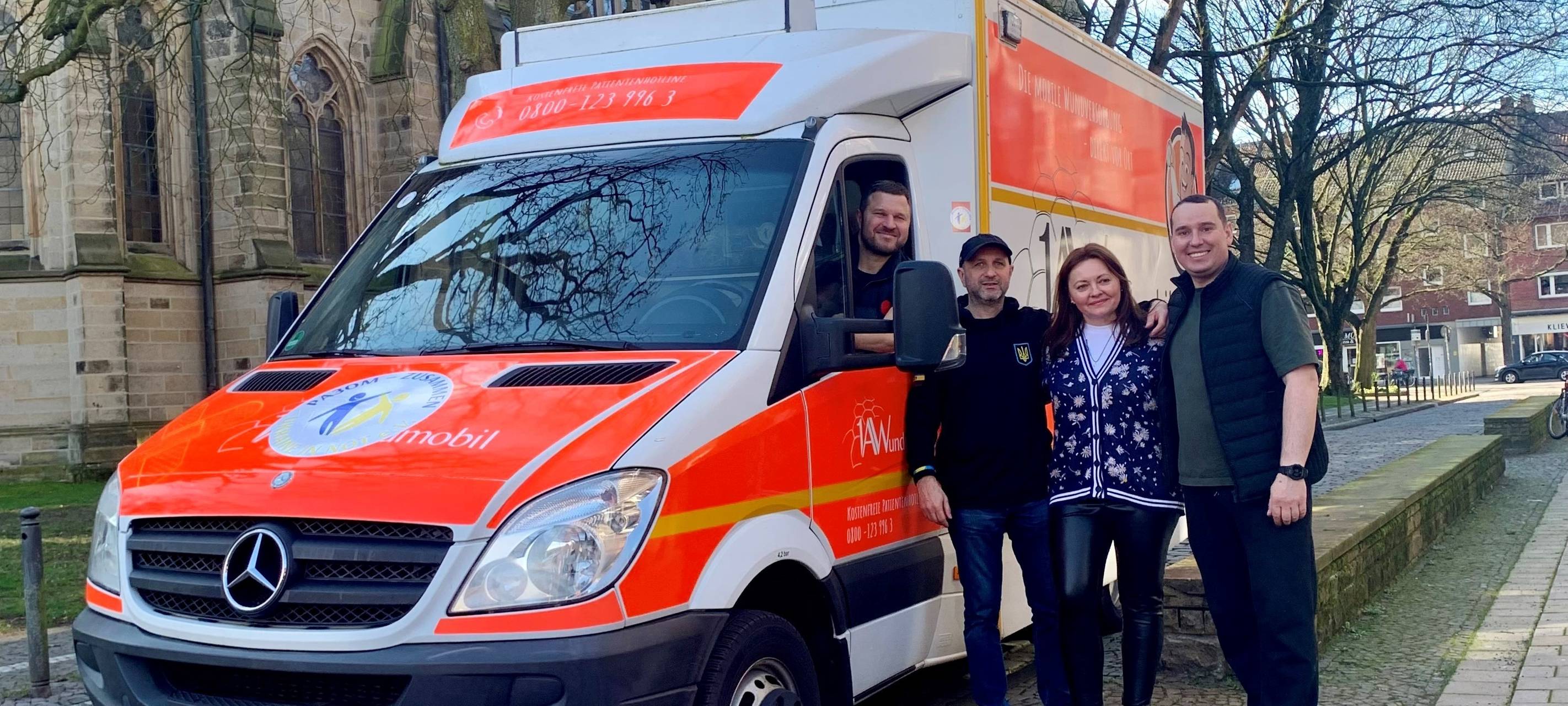 Ein Krankenwagen für die Ukraine