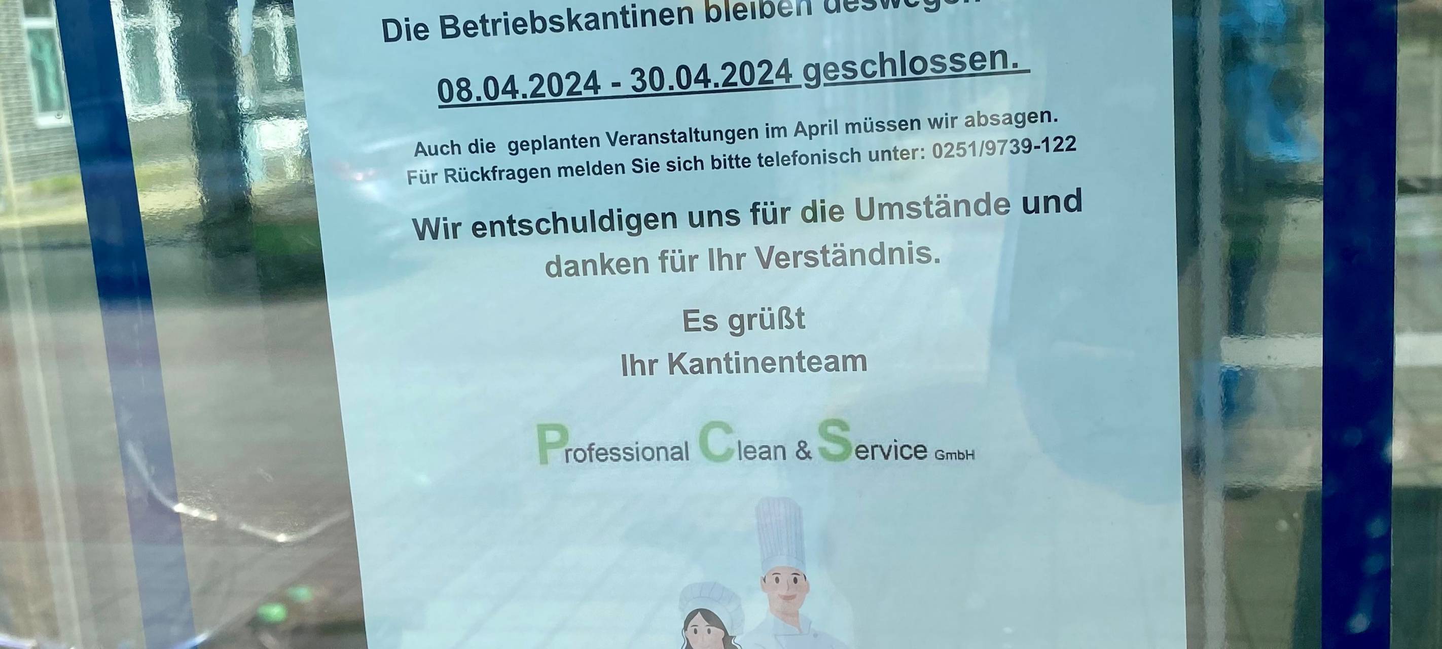 Bezirksregierung: Kantinen dicht