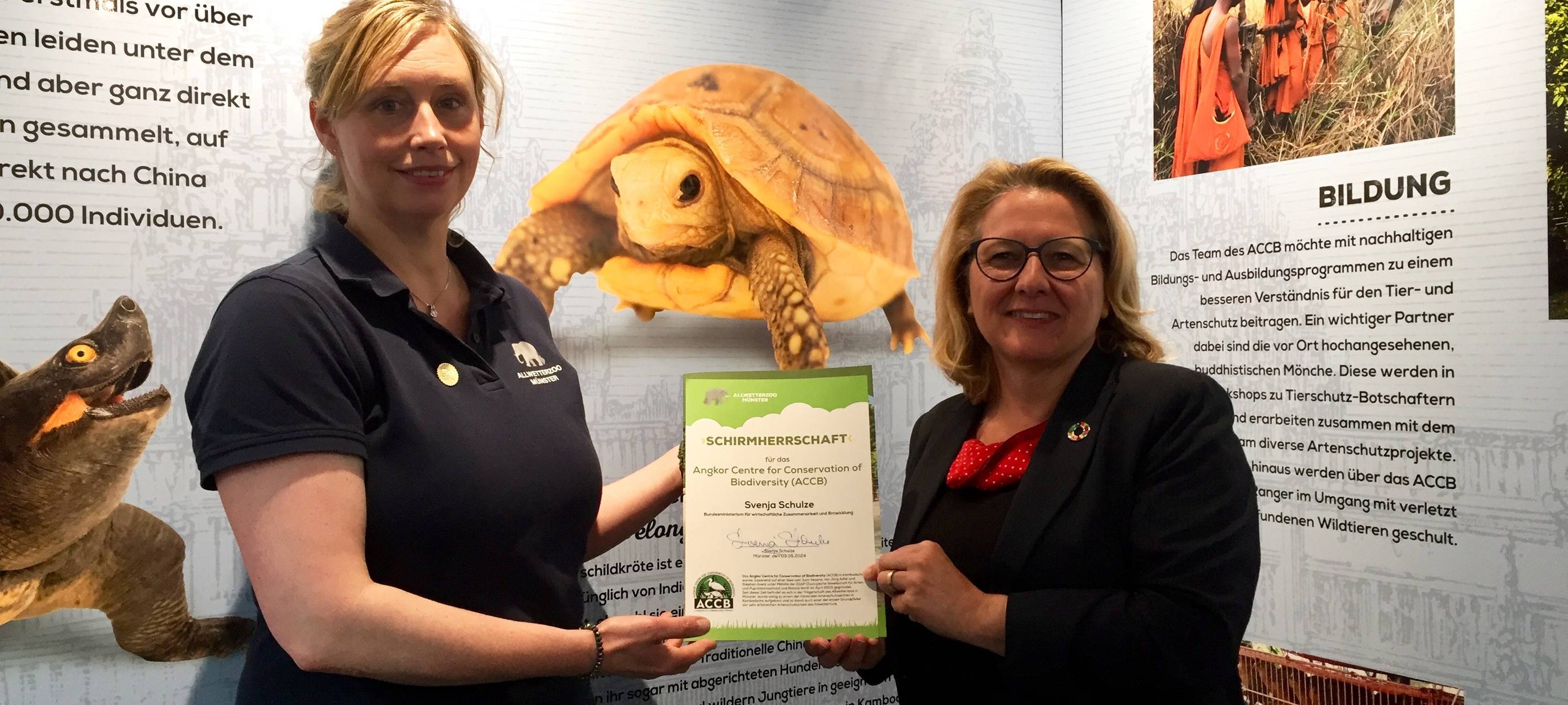 Allwetterzoo stellt Auswilderungsprojekt vor
