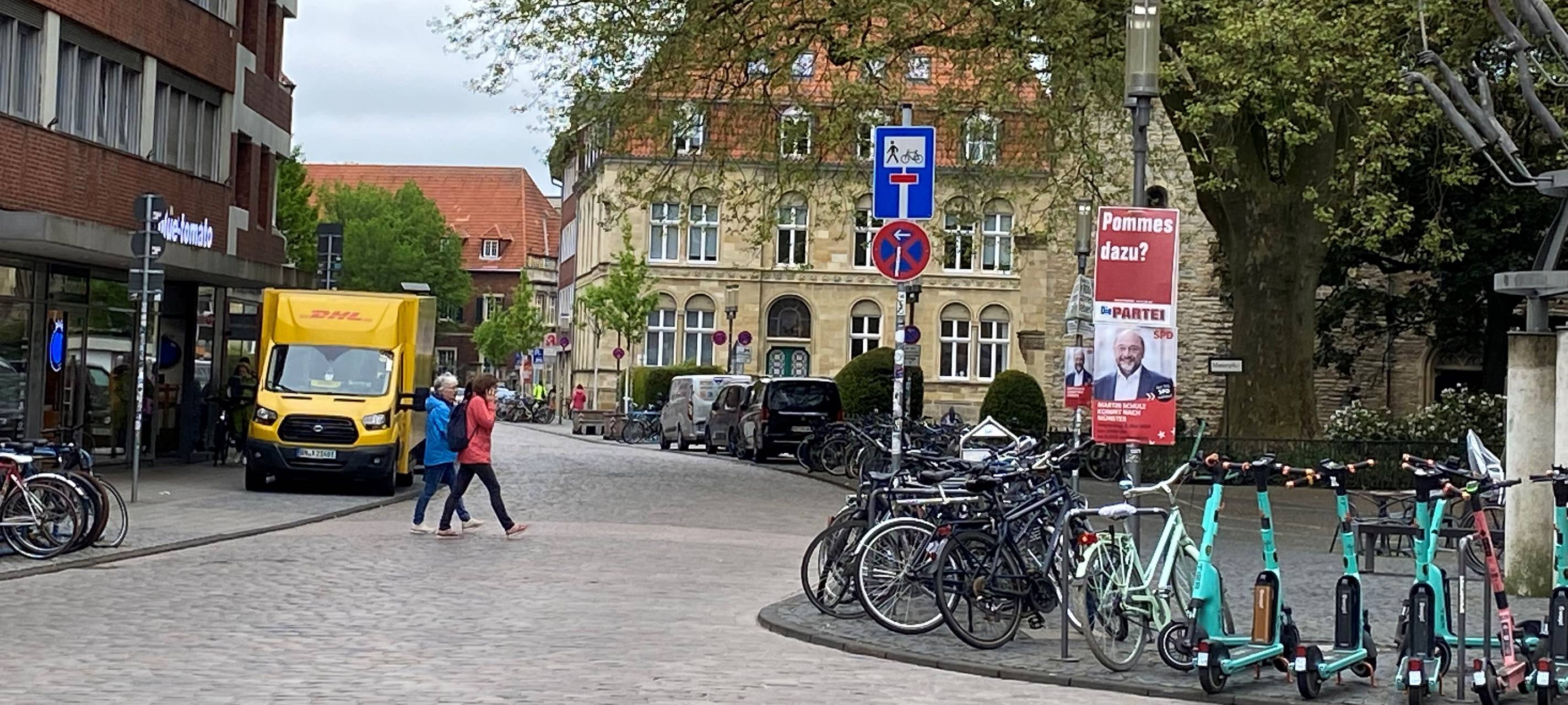 Tempo bei autoarmer Altstadt