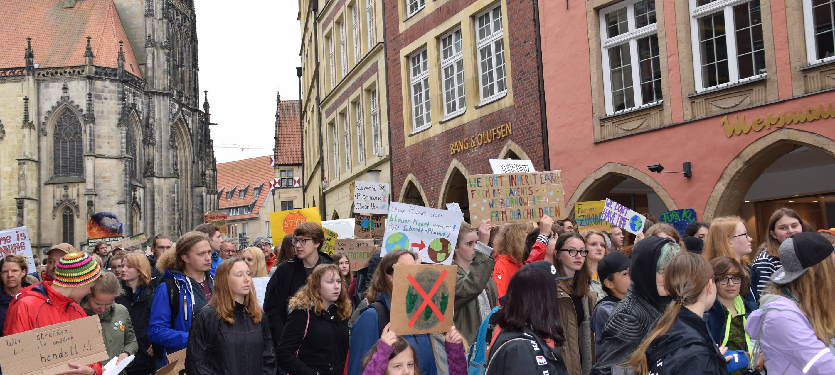 Großdemo Fridays for Future in den Osterferien