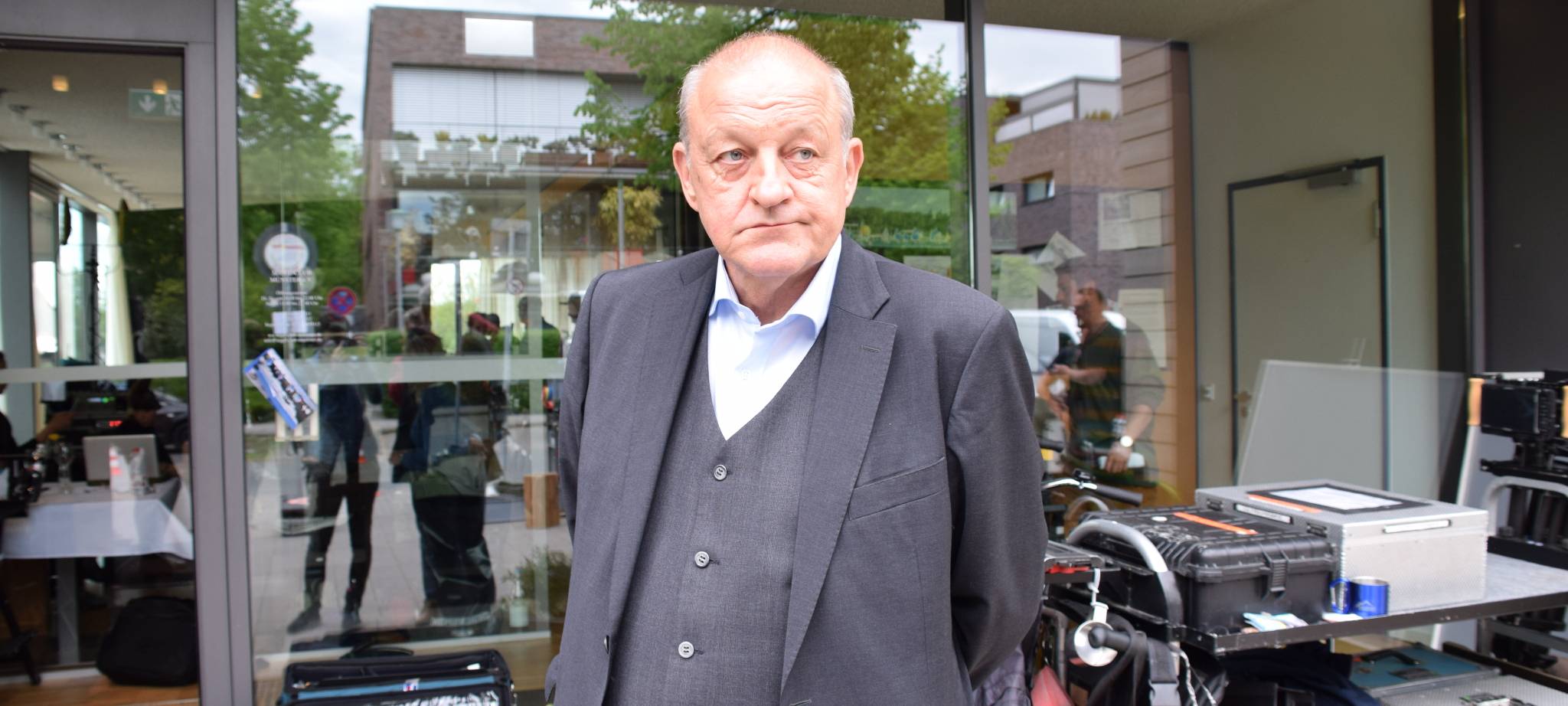 "Wilsberg"-Dreh auf dem Aasee