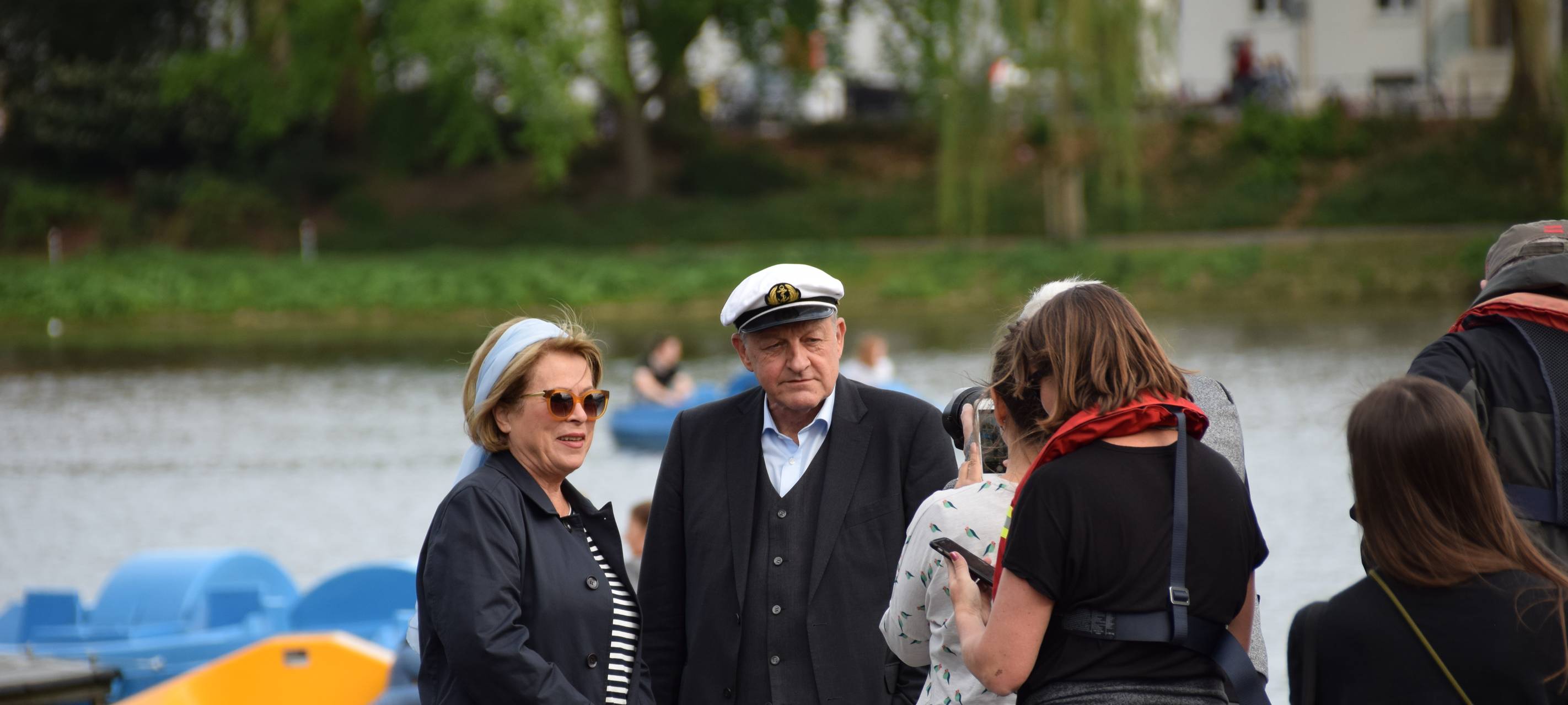 "Wilsberg"-Dreh auf dem Aasee