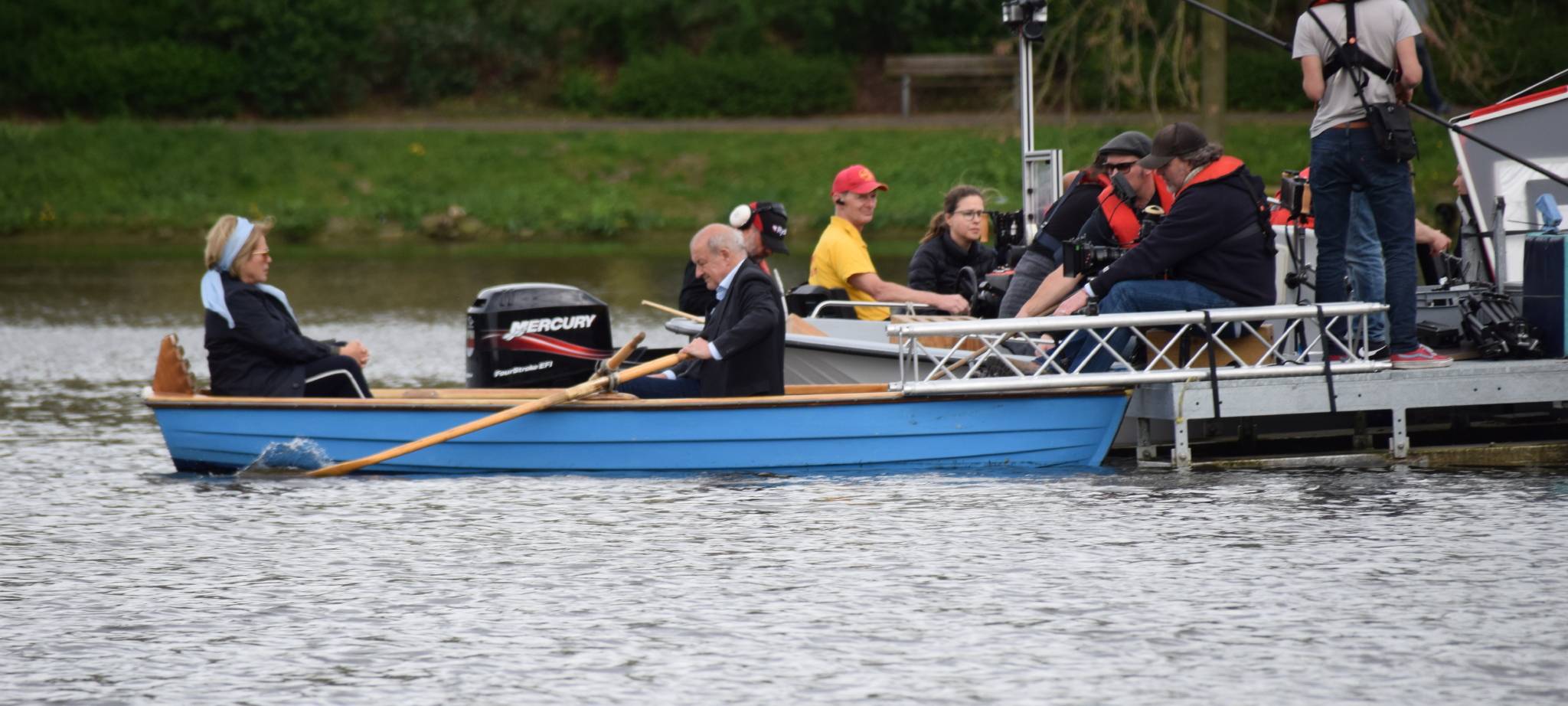 "Wilsberg"-Dreh auf dem Aasee