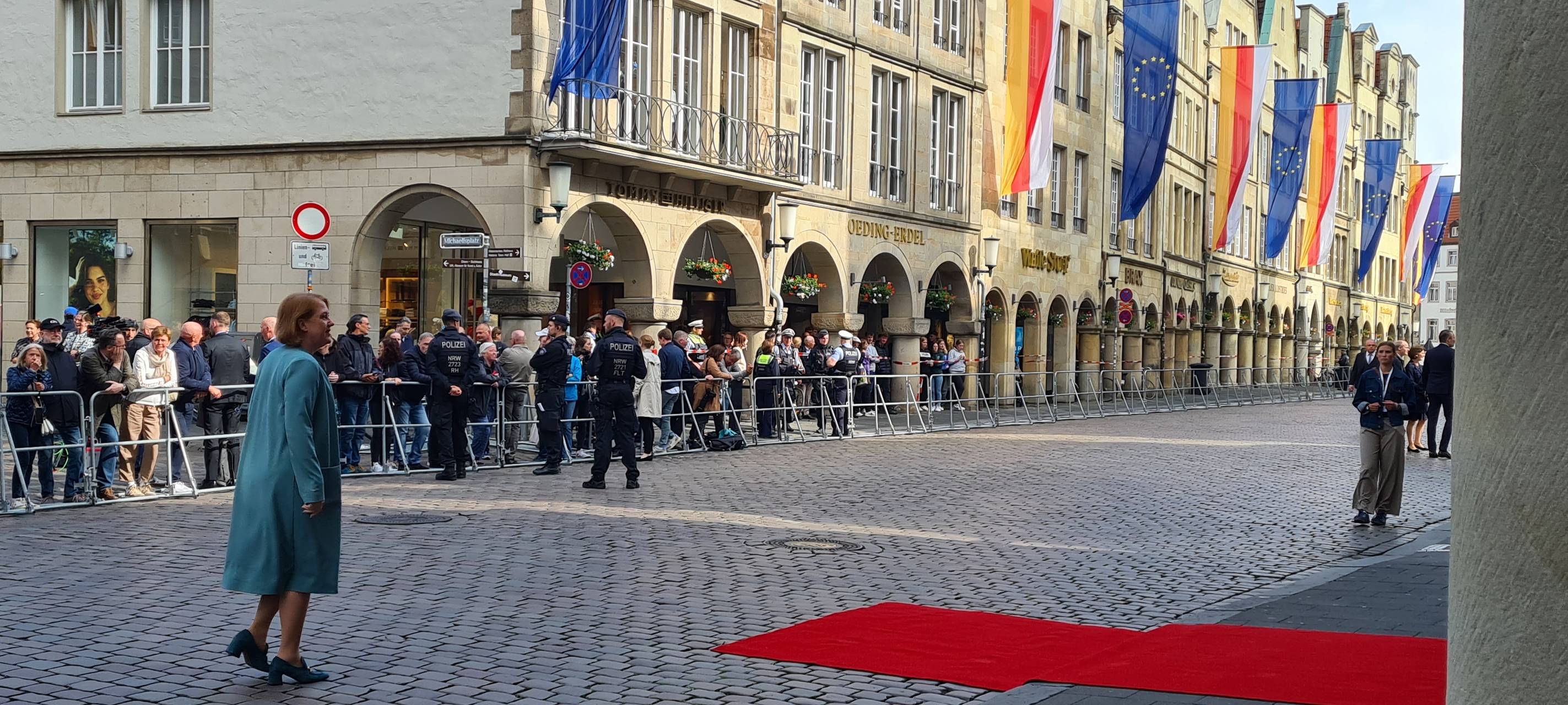 Emmanuel Macron in Münster