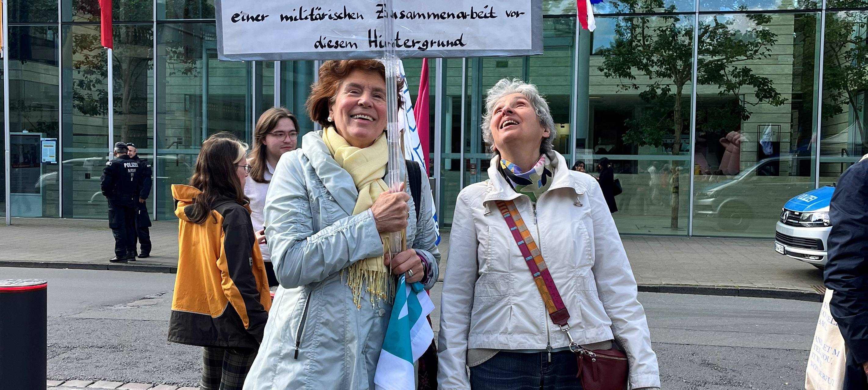Emmanuel Macron in Münster