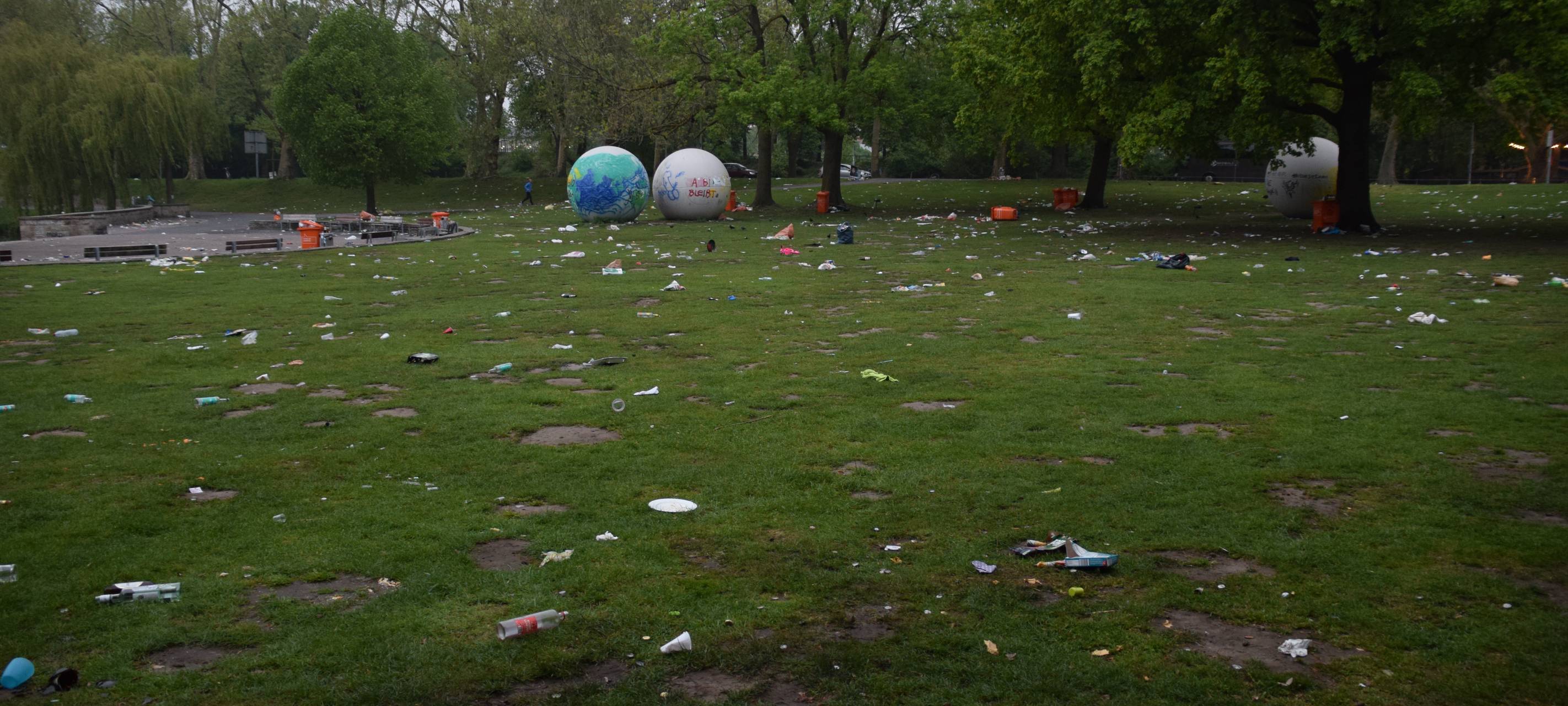 Müllverhalten am Maifeiertag weiter ein Problem
