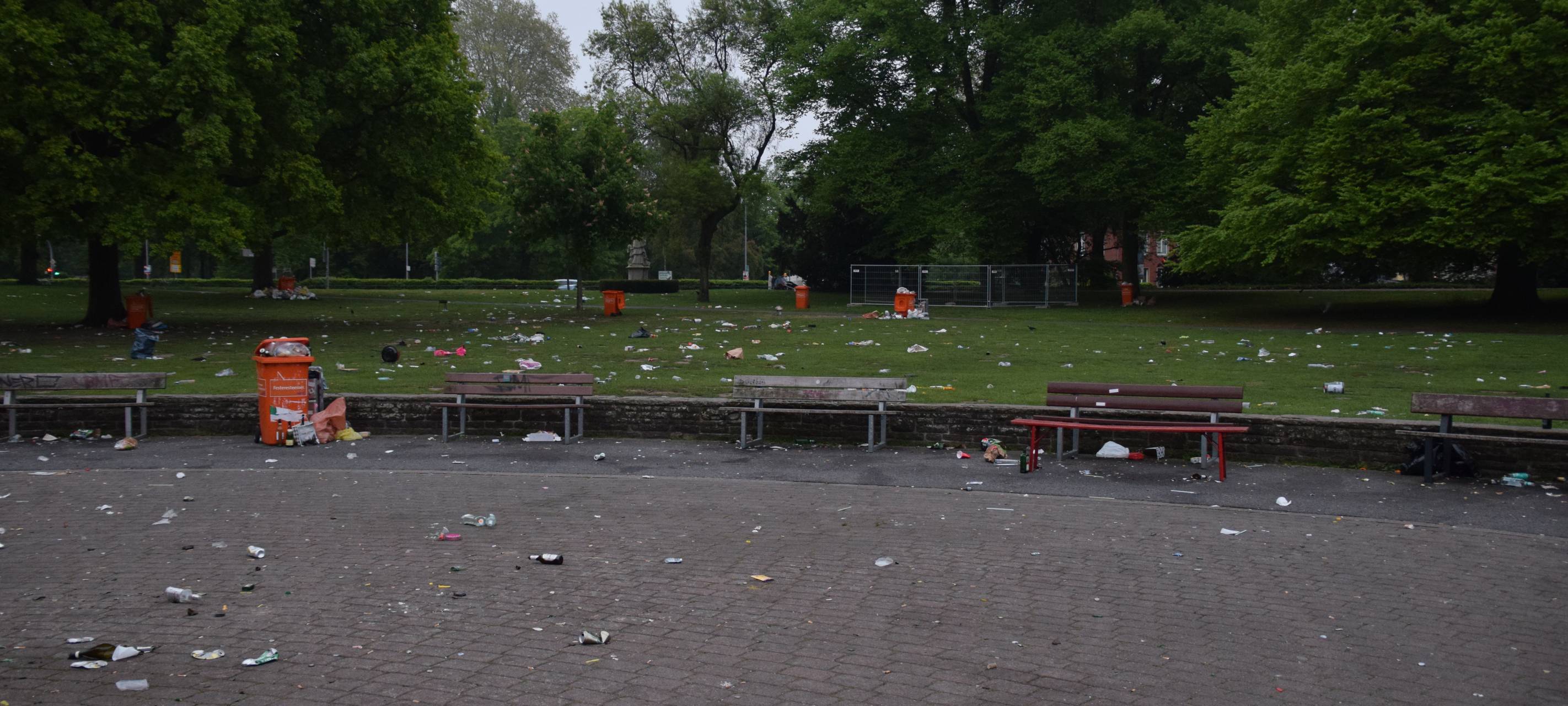 Müllverhalten am Maifeiertag weiter ein Problem