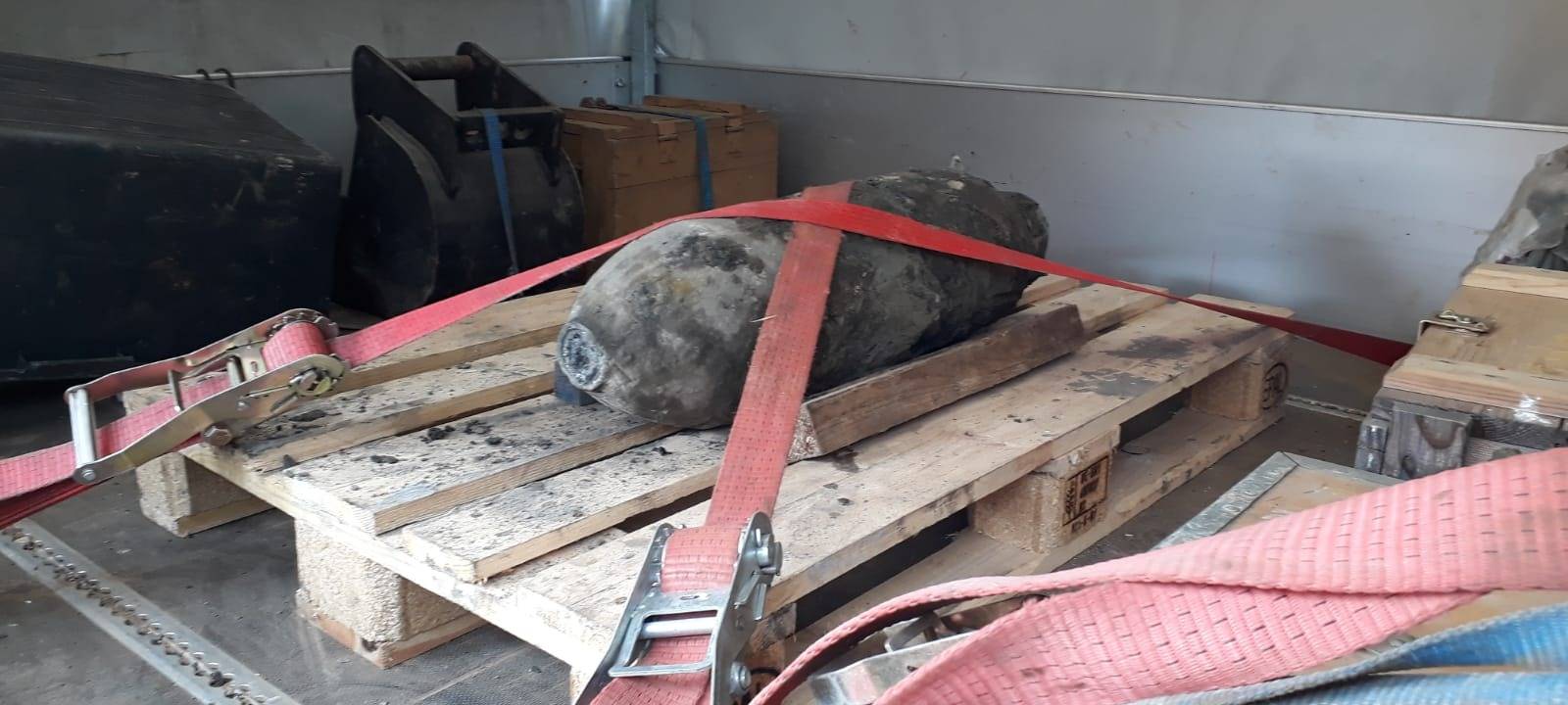 Bombenentschärfung auf dem Gelände der Halle Münsterland
