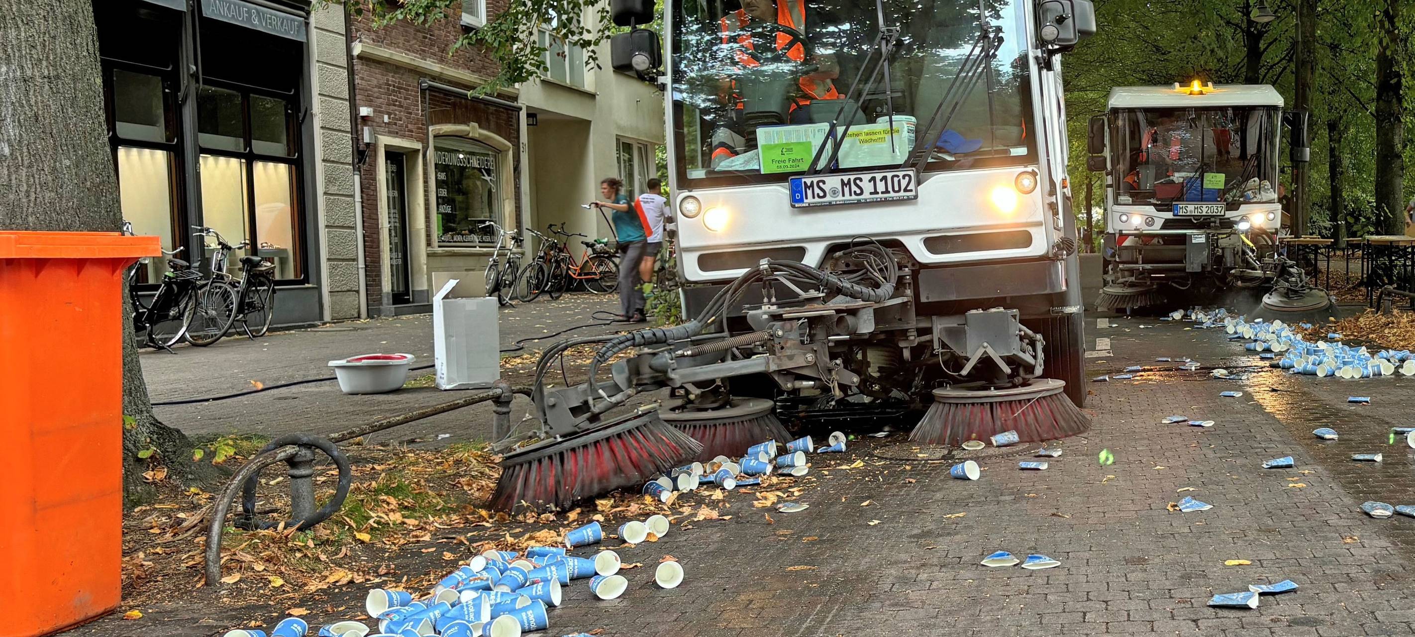 Tonnenweise Müll beim Marathon