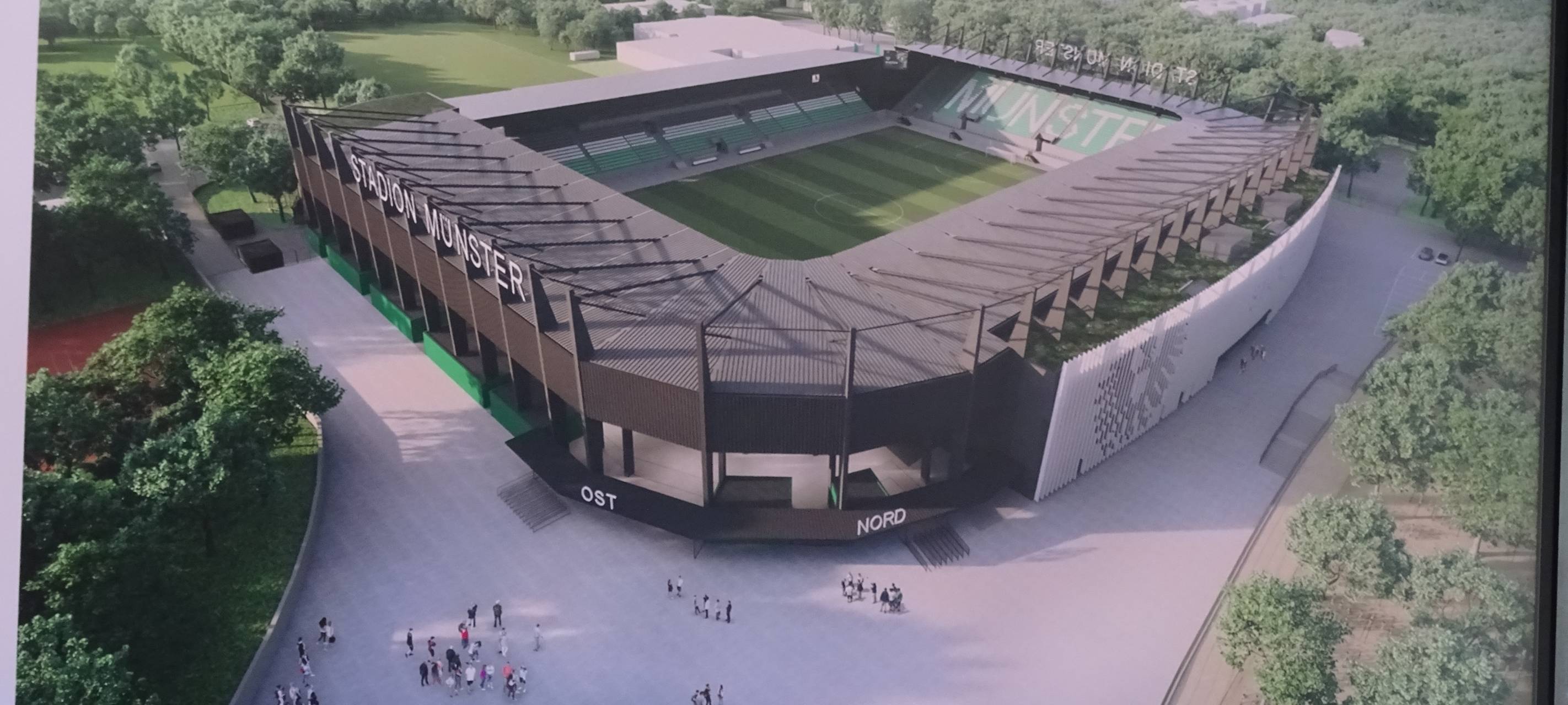 Pläne fürs Preußenstadion