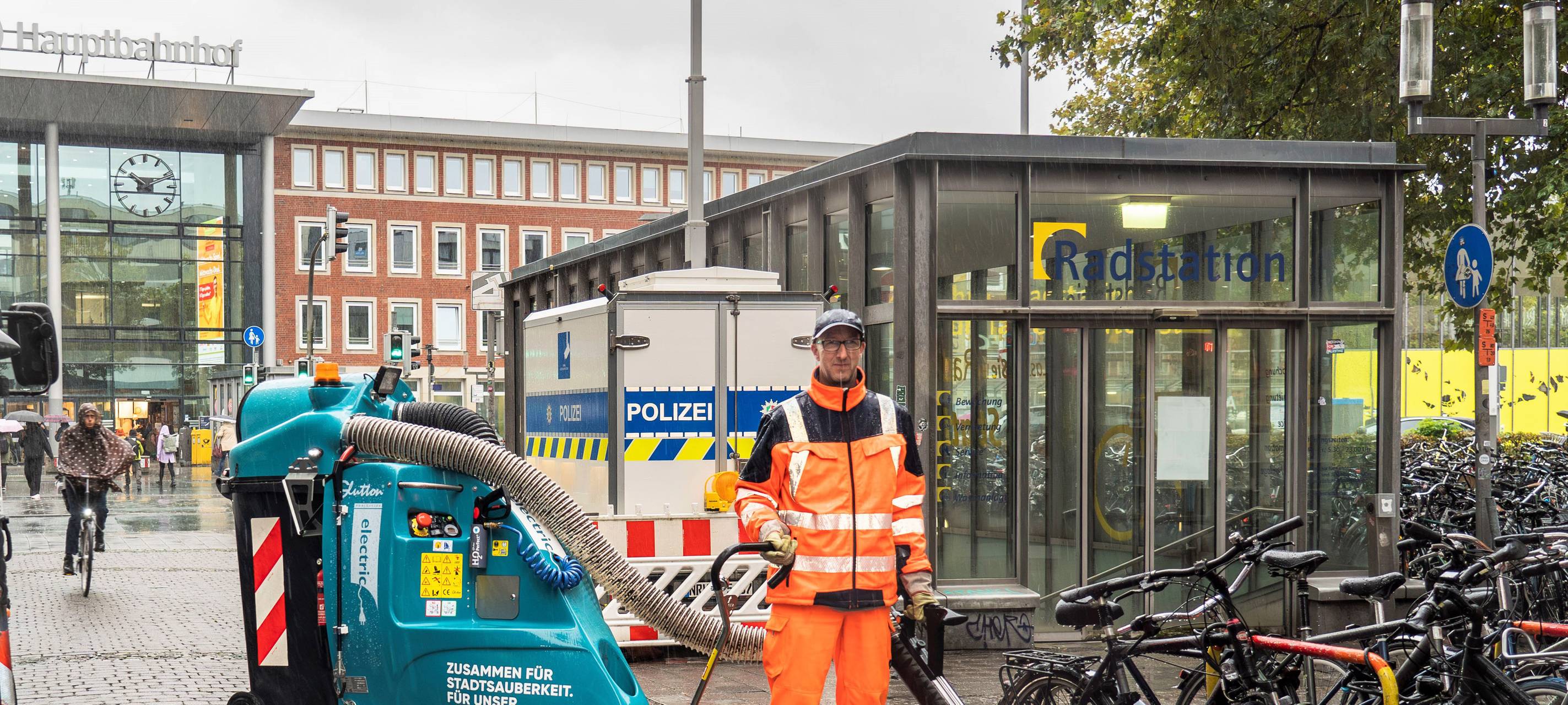 Für ein sicheres Bahnhofsumfeld