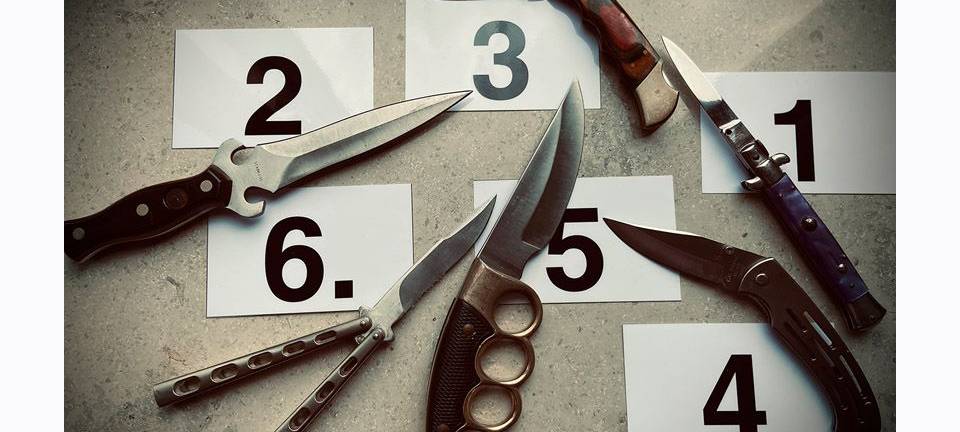 Gewalt mit dem Messer