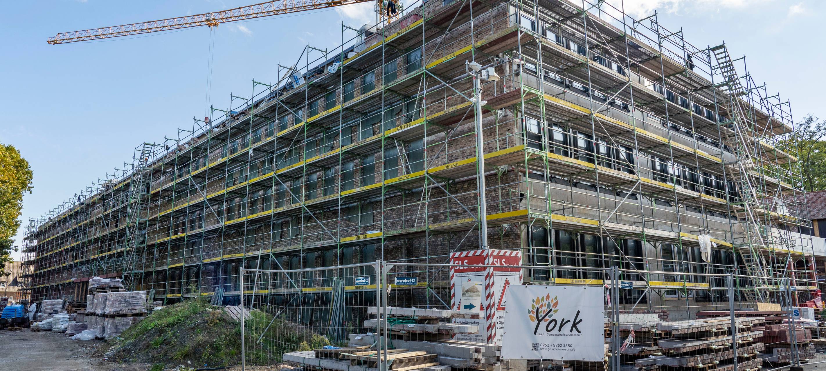 York-Quartier in Gremmendorf West: Grundschule nimmt Formen an