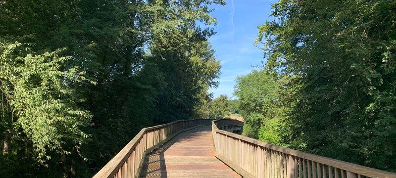 Neue Haskenaubrücke wird gebaut