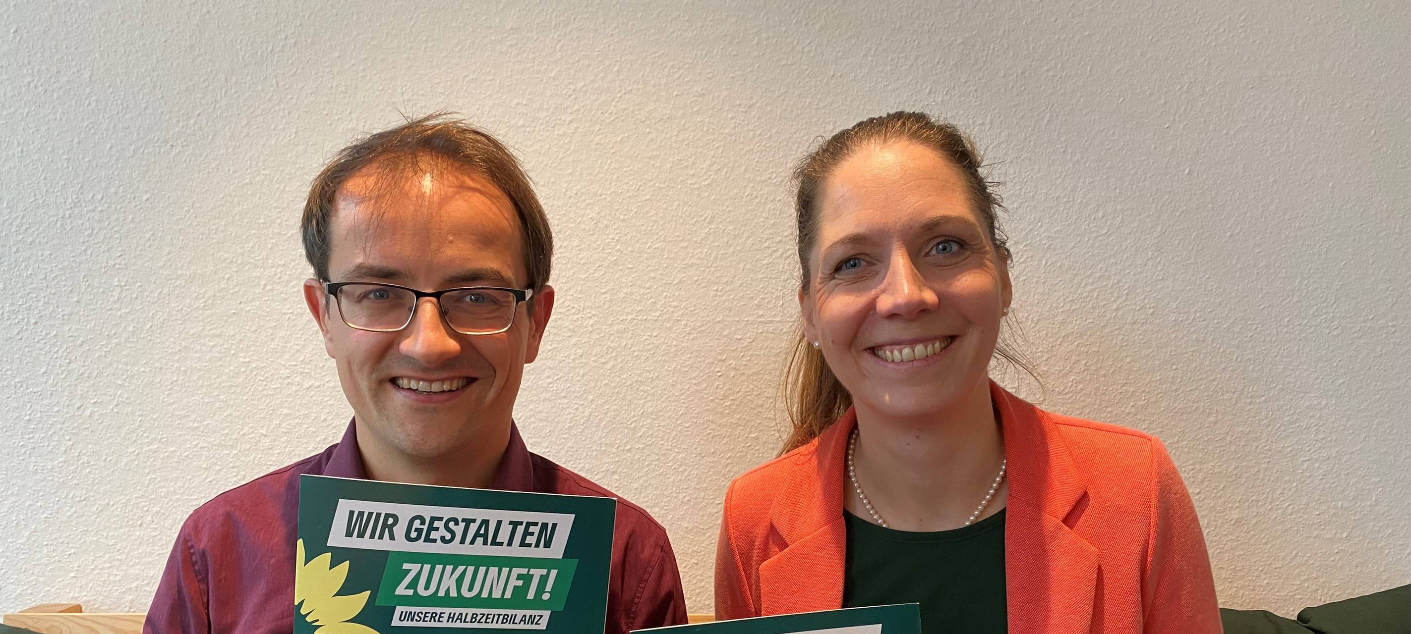 Grüne Landtagsmitglieder ziehen Halbzeitbilanz