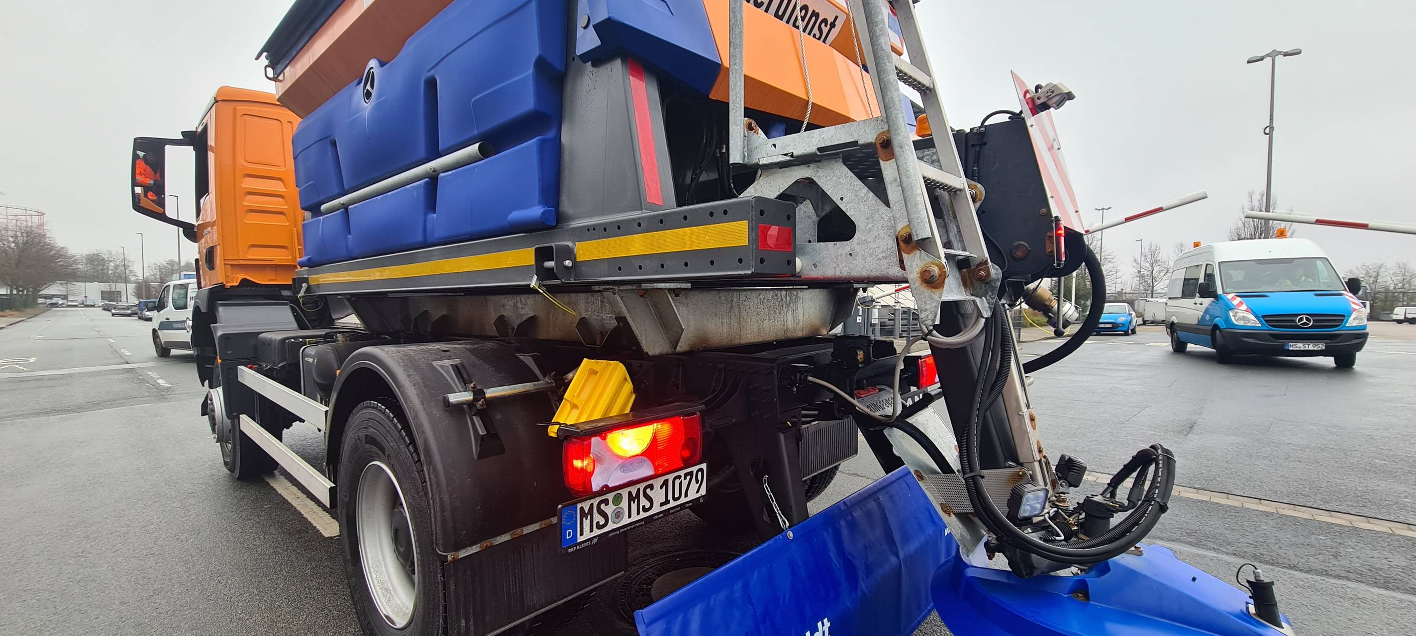 Erster Einsatz für den Winterdienst