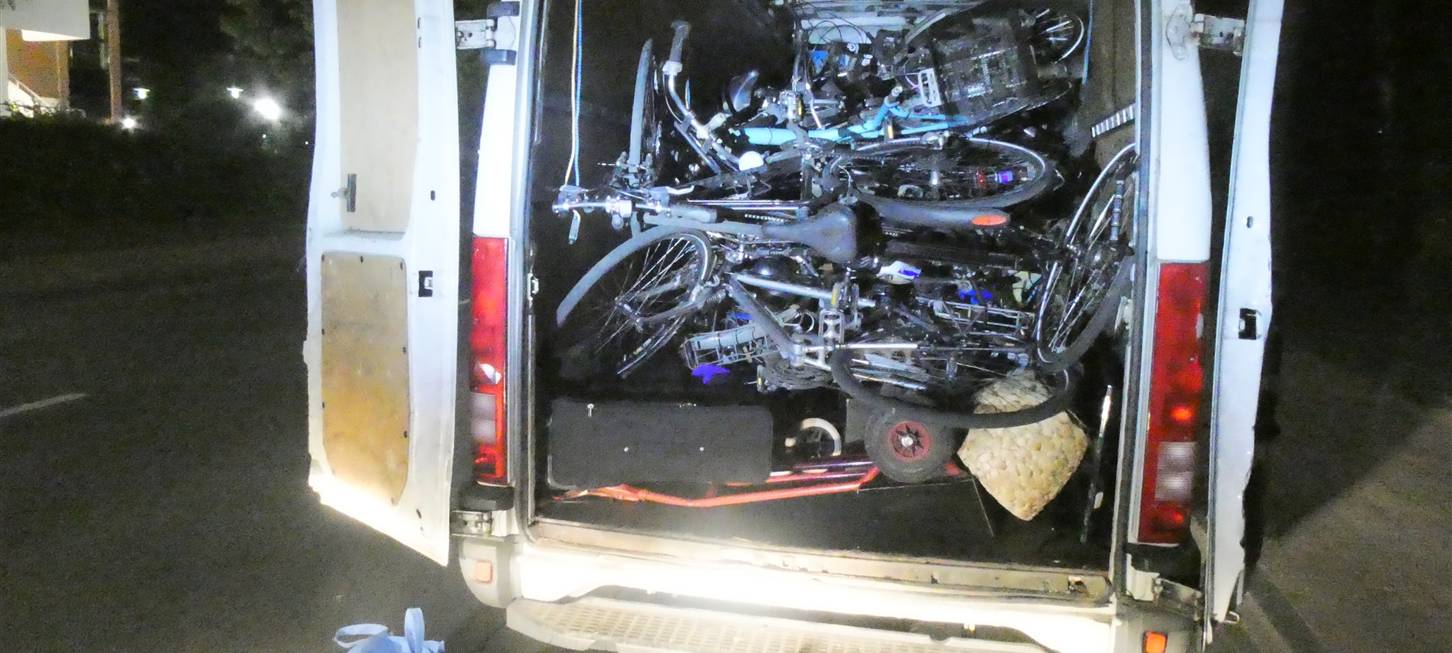 16 gestohlene Fahrräder sichergestellt