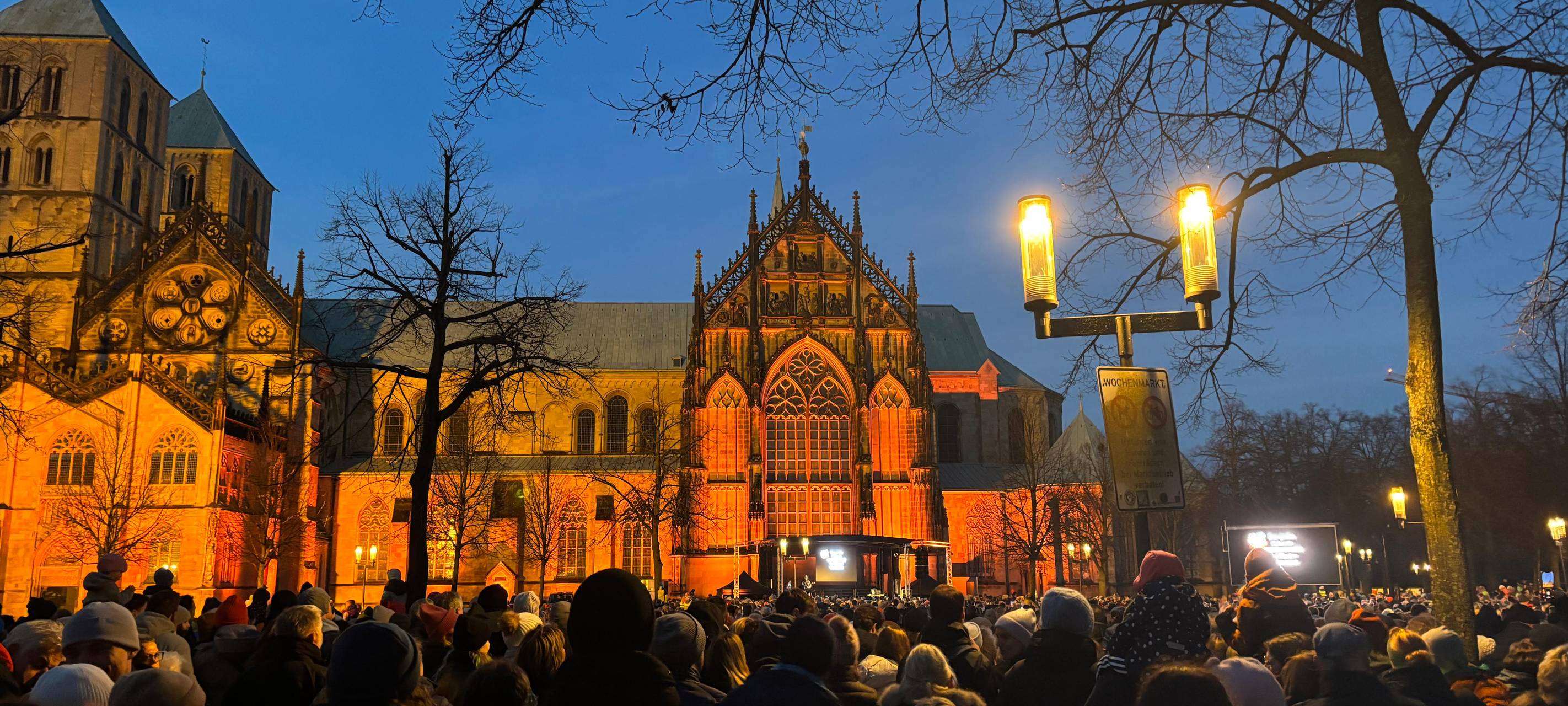 Münster singt sich in Weihnachtsstimmung