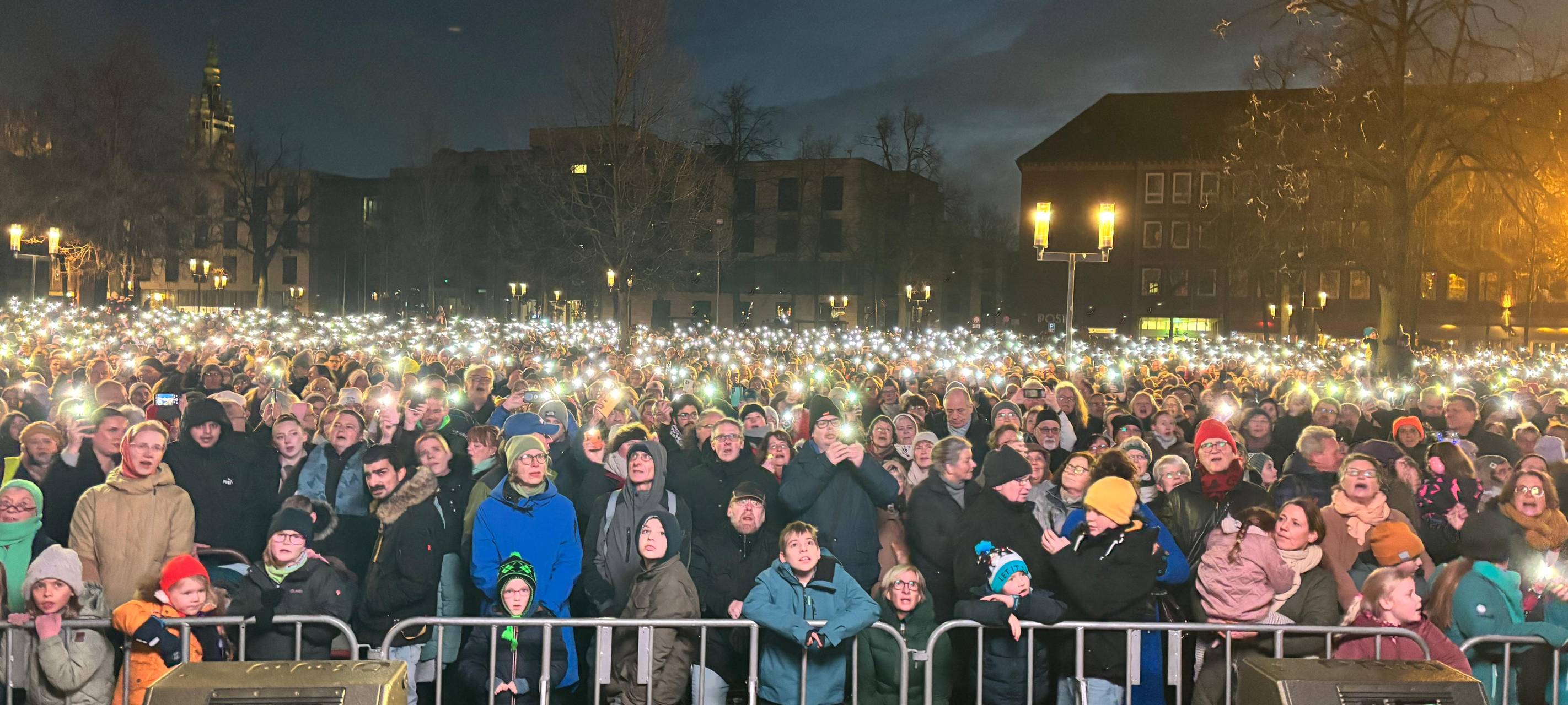 Münster singt sich in Weihnachtsstimmung