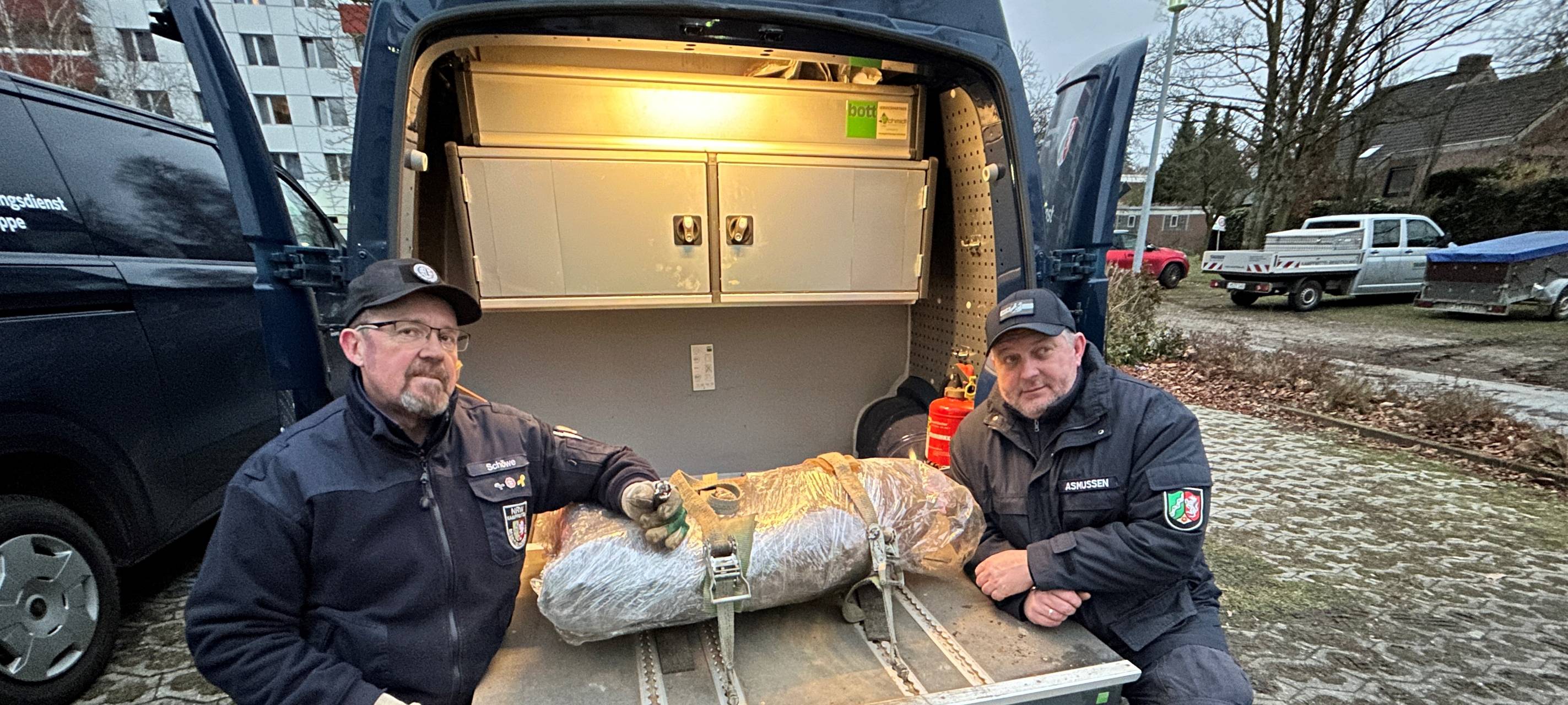 Der Blindgänger ist entschärft