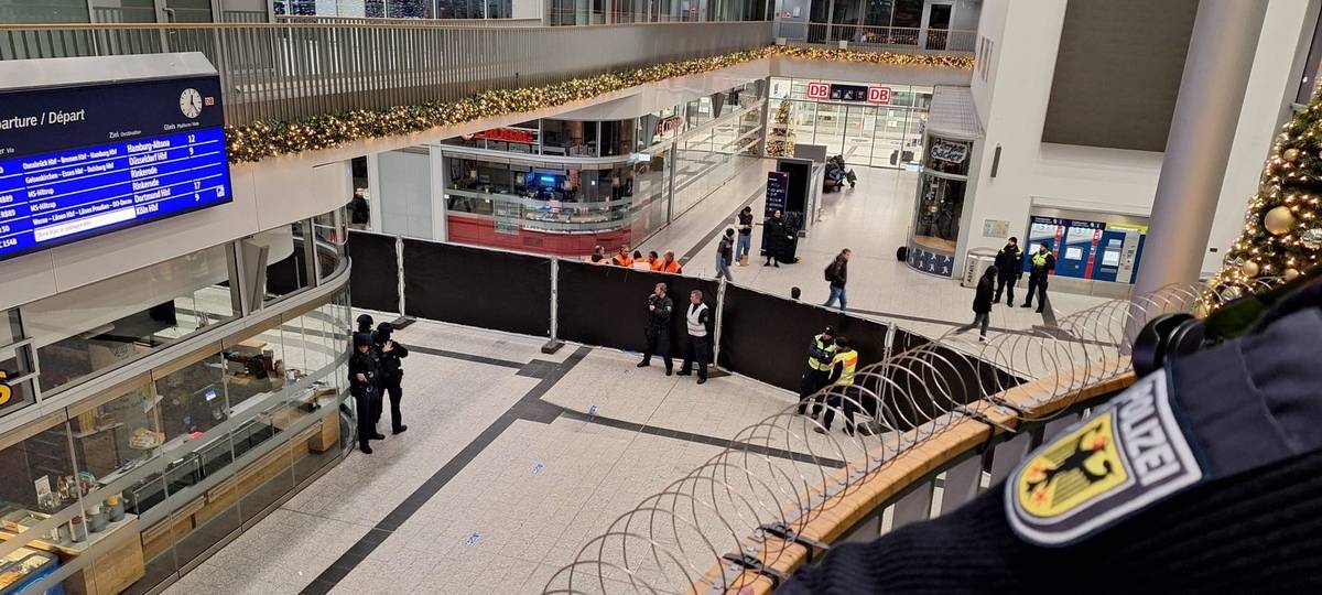 Großübung im Hauptbahnhof