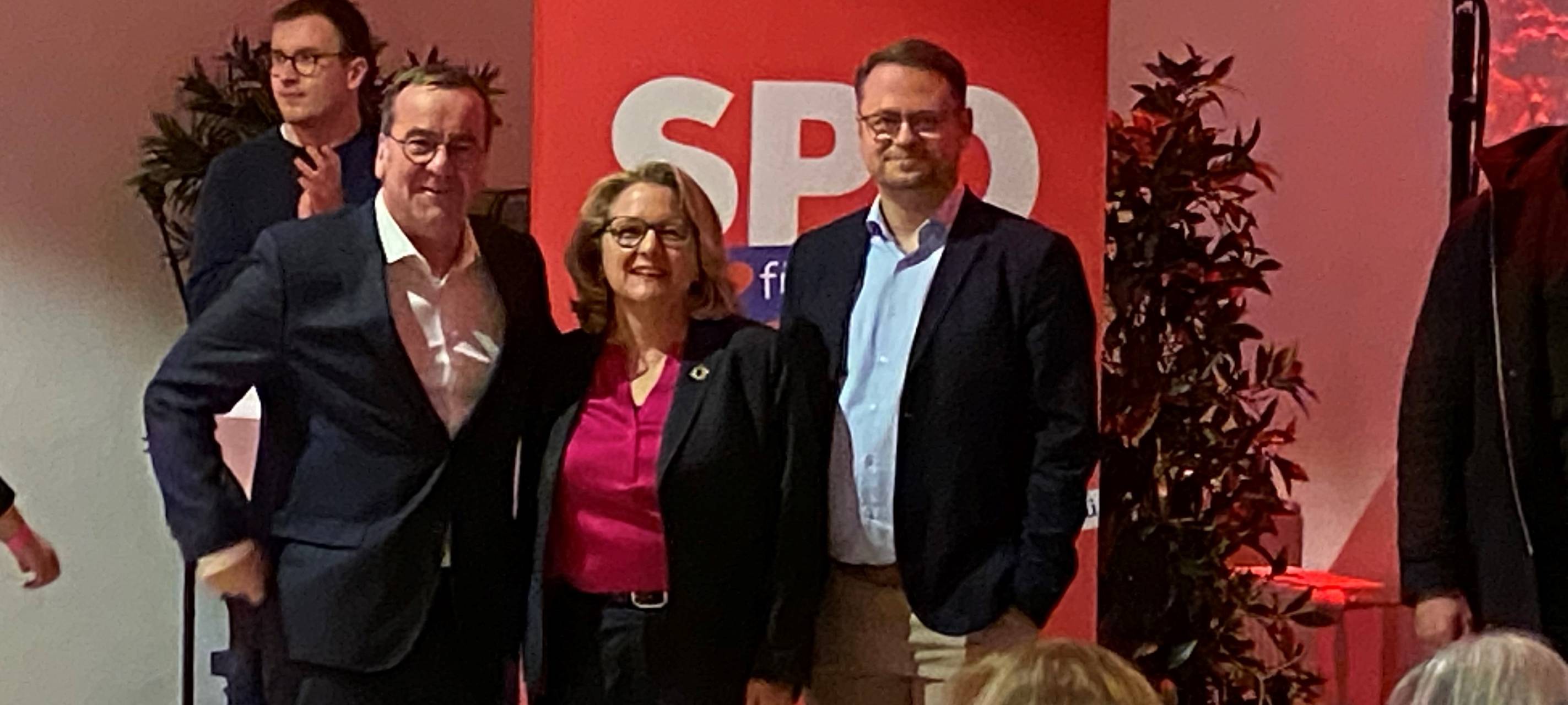 Boris Pistorius im Wahlkampf zu Gast