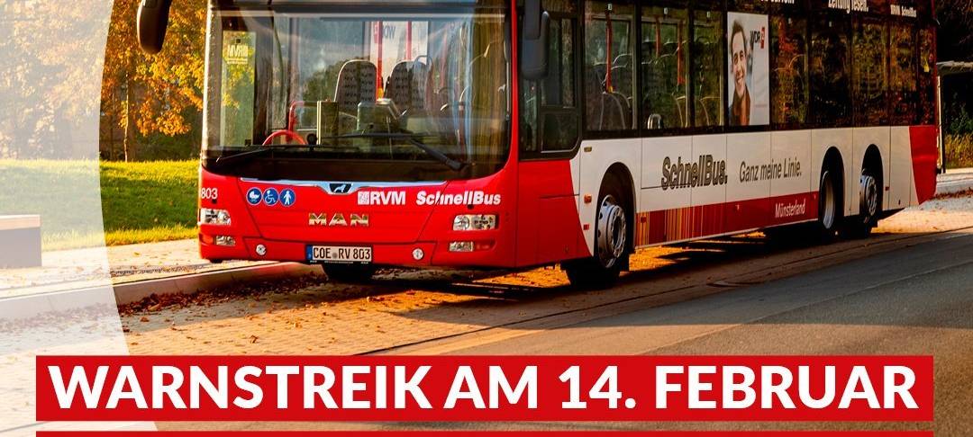 Warnstreik beim Regionalverkehr