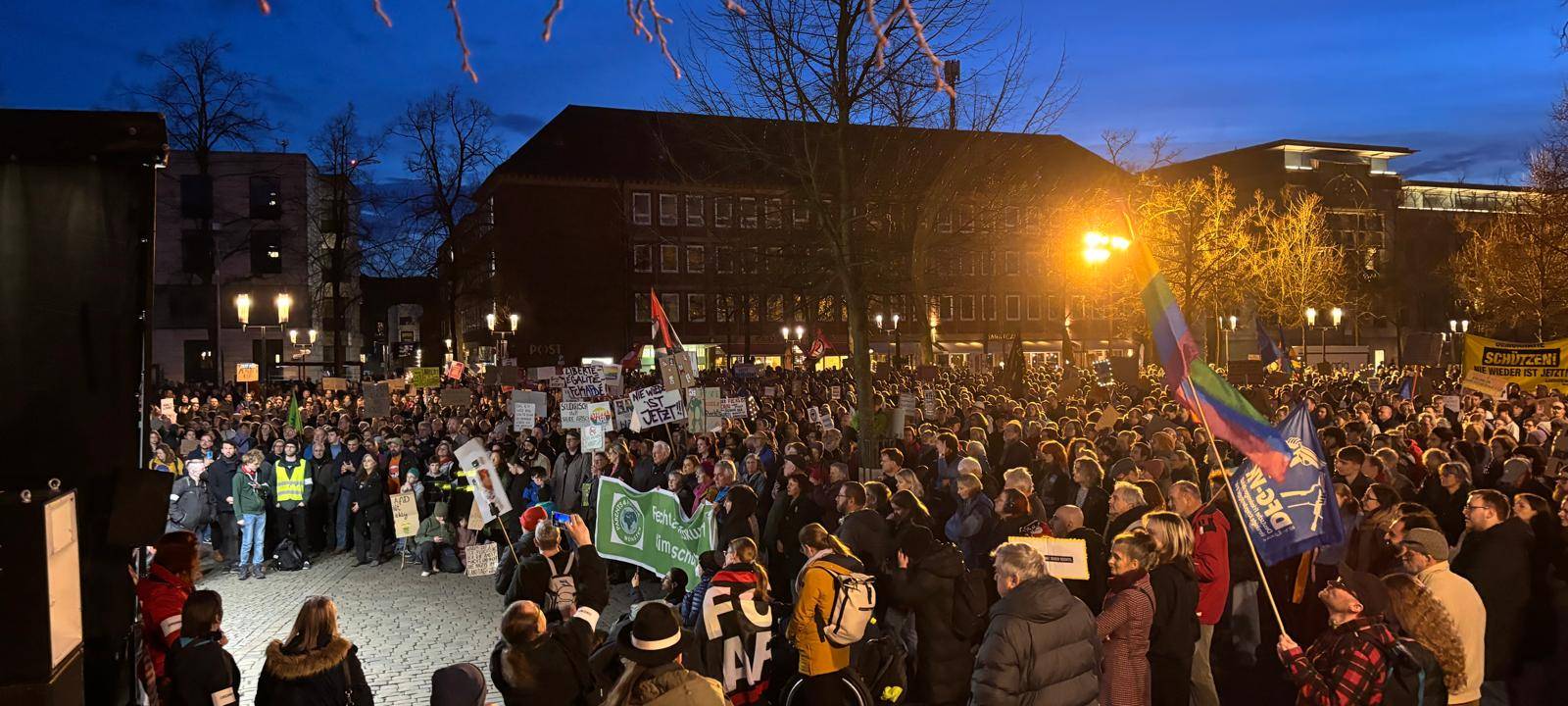 Großdemo gegen Rechtsextremismus