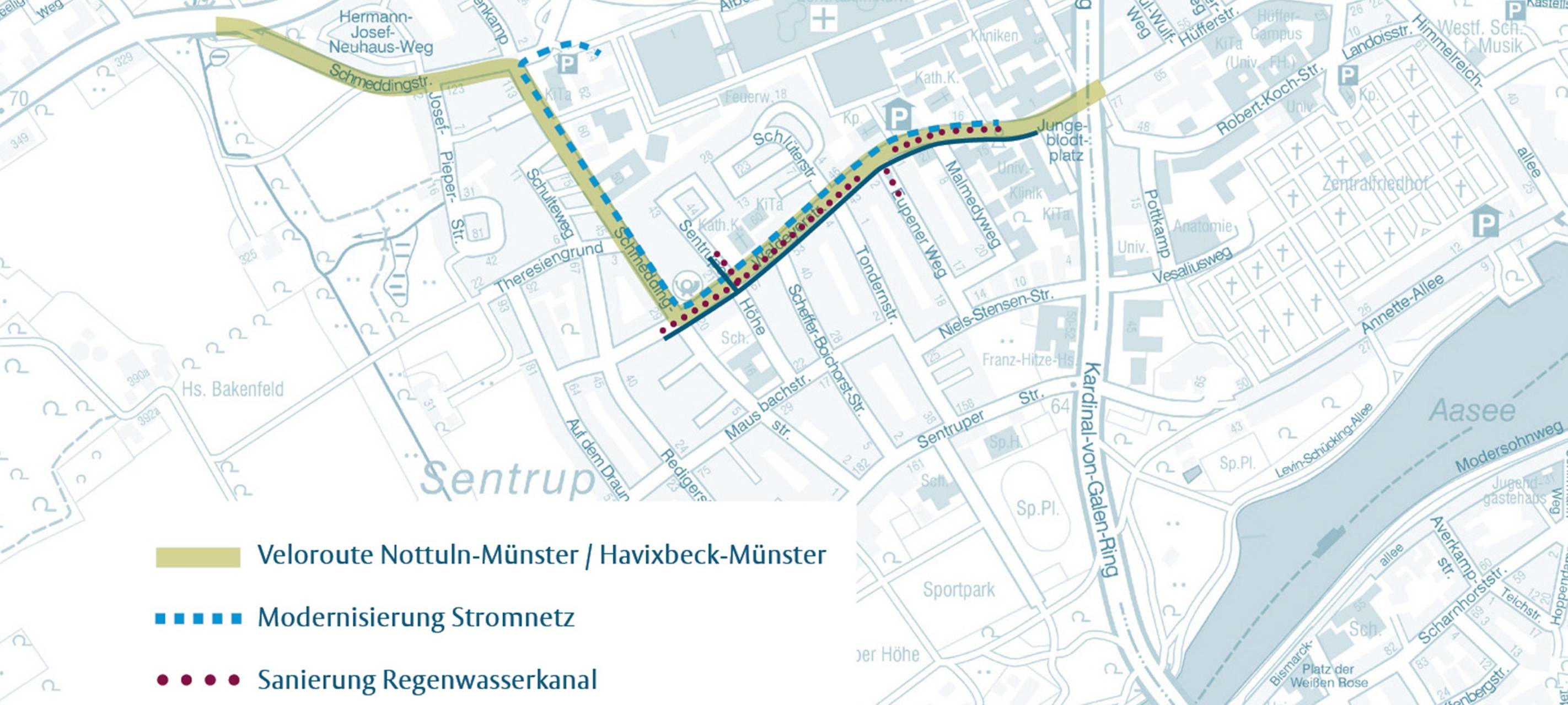 Jahrelange Arbeiten in Sentrup