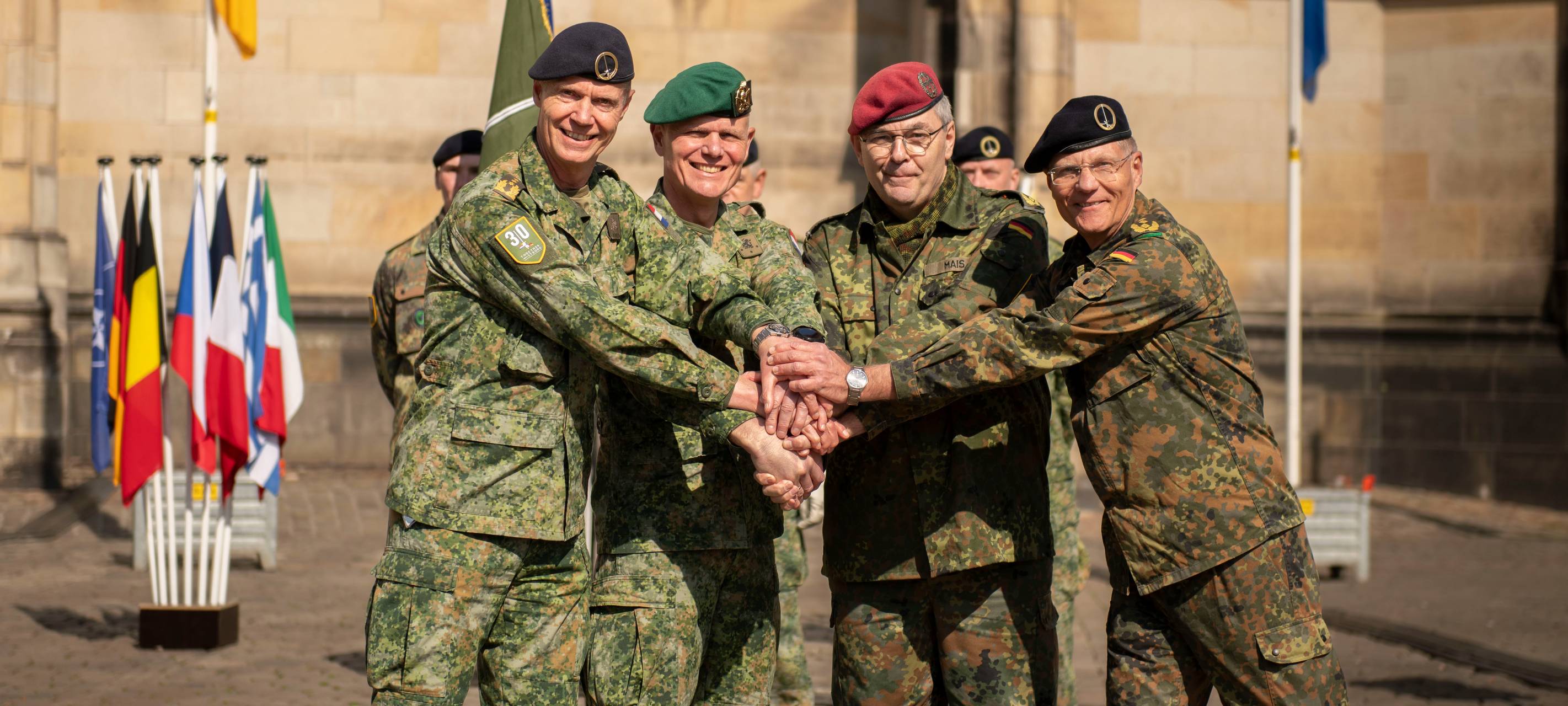 Kommandoübergabe beim Korps