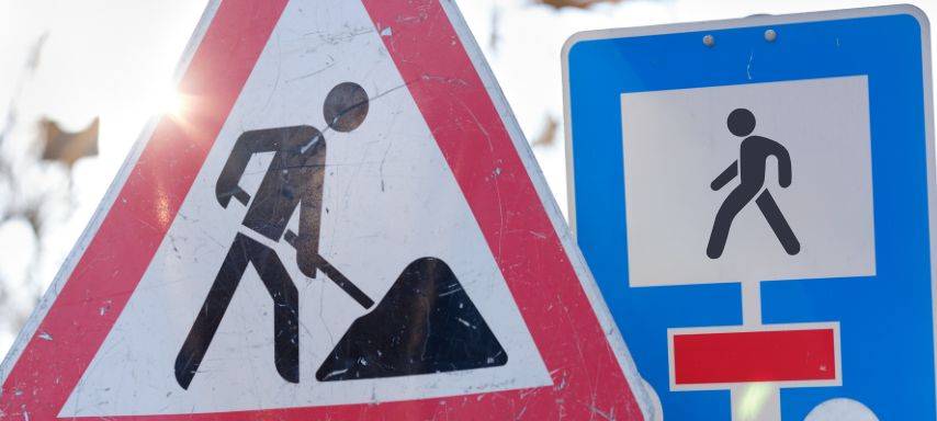 Großbaustelle am Hansaring