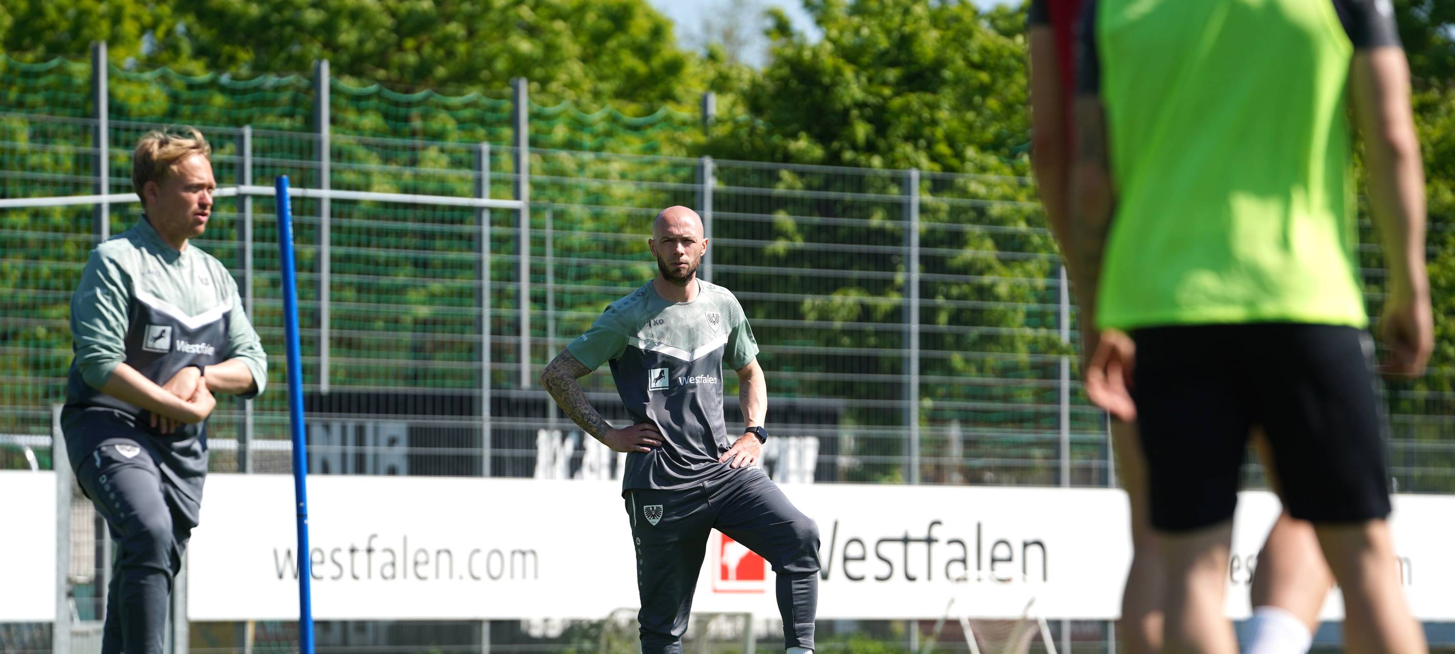 Fußballer auf dem Platz