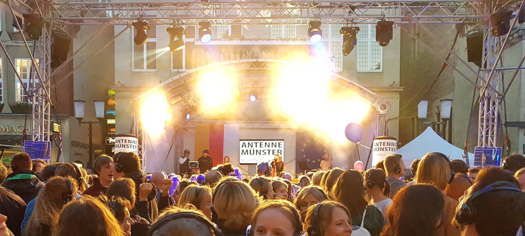 Münster for Europe - Das war die Kopfhörerparty