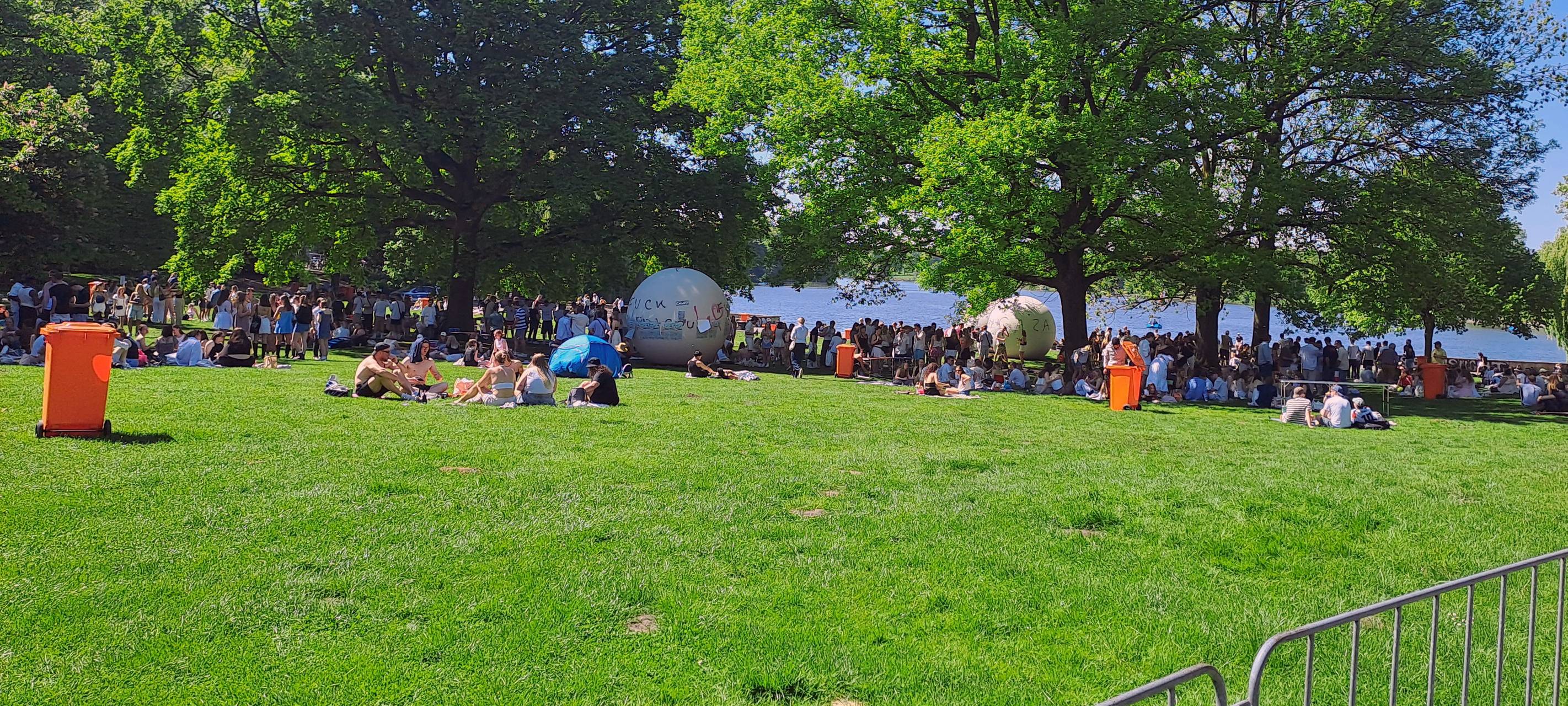 Feier-Hotspot Aasee.