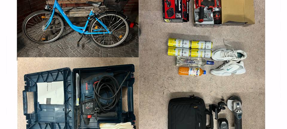 Das sind die sichergestellten gestohlenen Gegenstände
