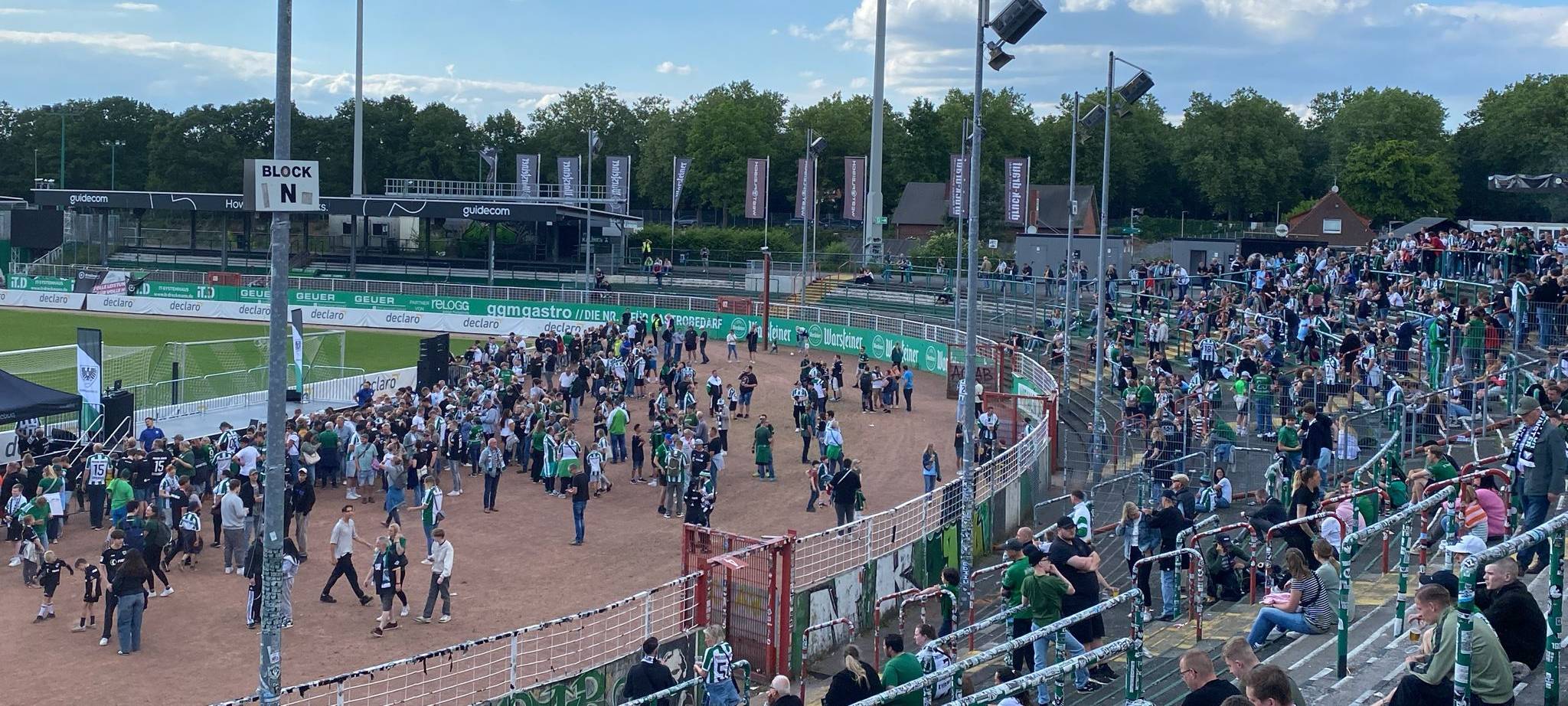 Preußenfans im Stadion.