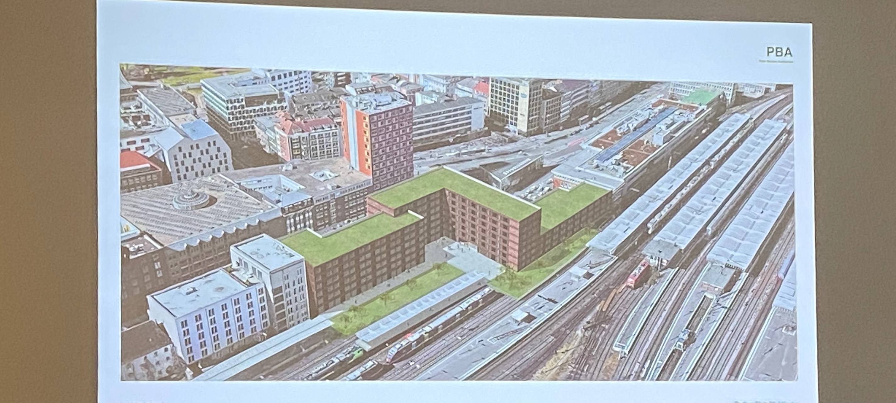 Der Plan für den Berliner Platz.