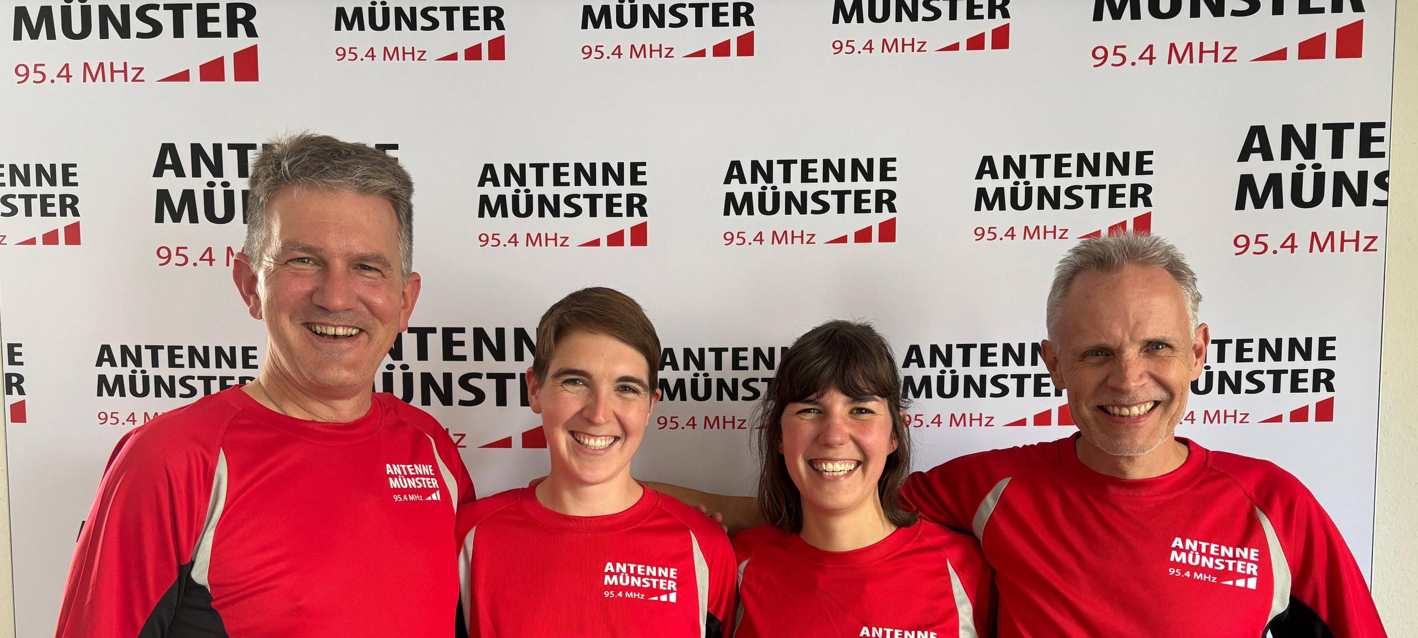 Unsere Staffel beim Münster Marathon