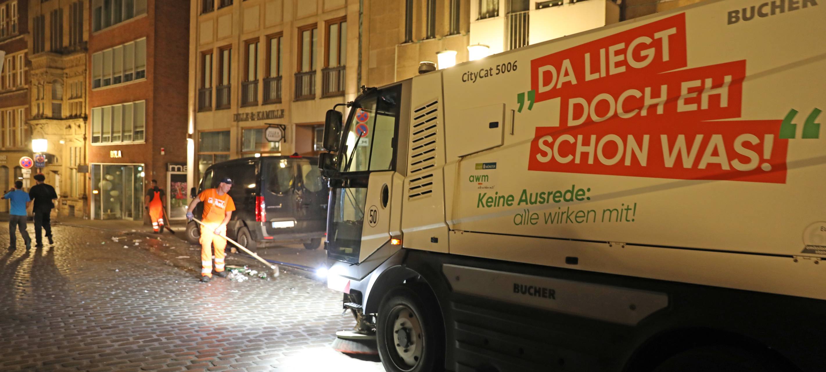 awm sammeln 14,8 Tonnen Abfall